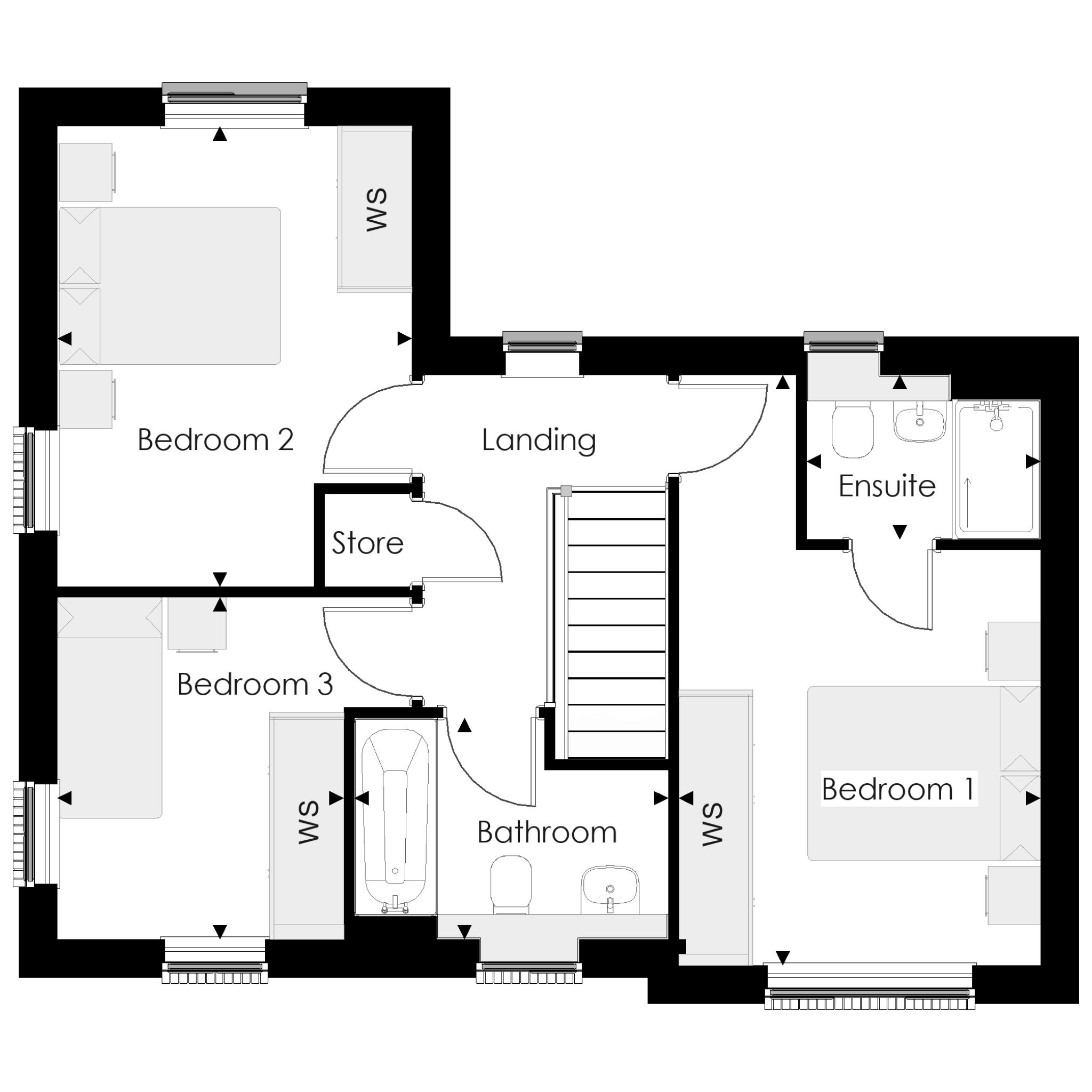 21, Green Lane, Chesterton floorplan