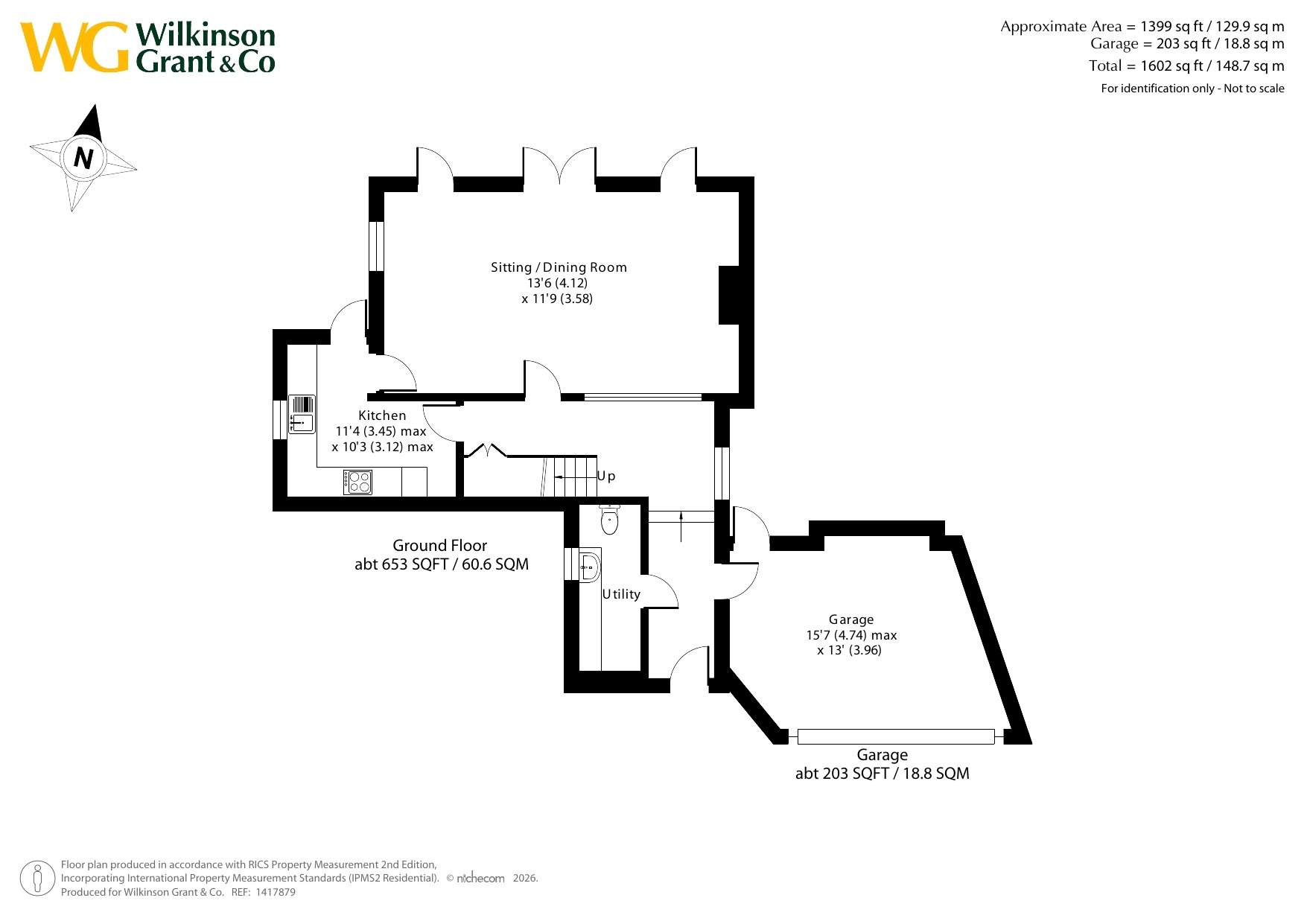 1, Globe Court, Topsham floorplan