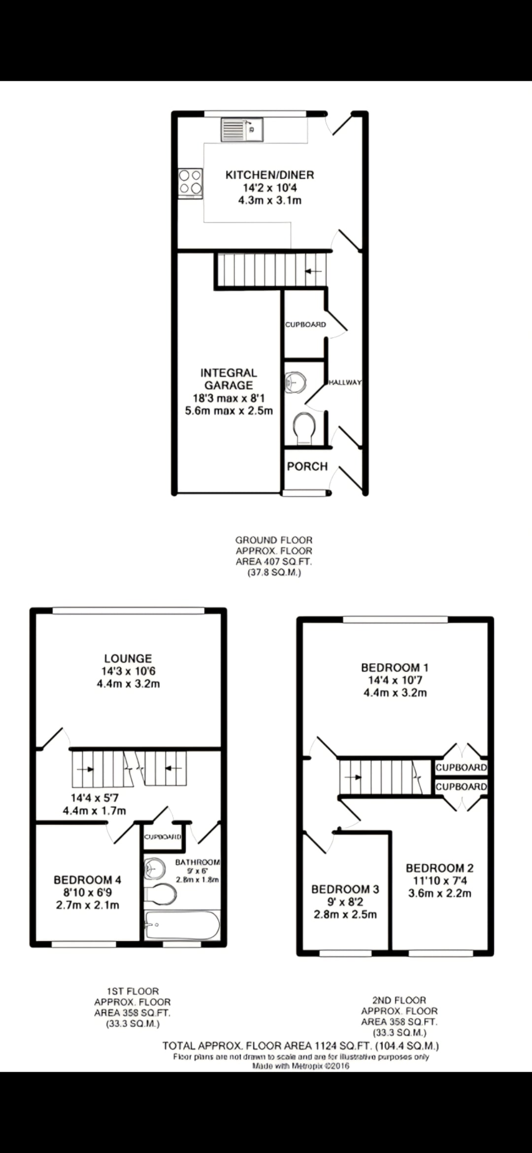 10 Linden Close, Fishponds, Bristol floorplan