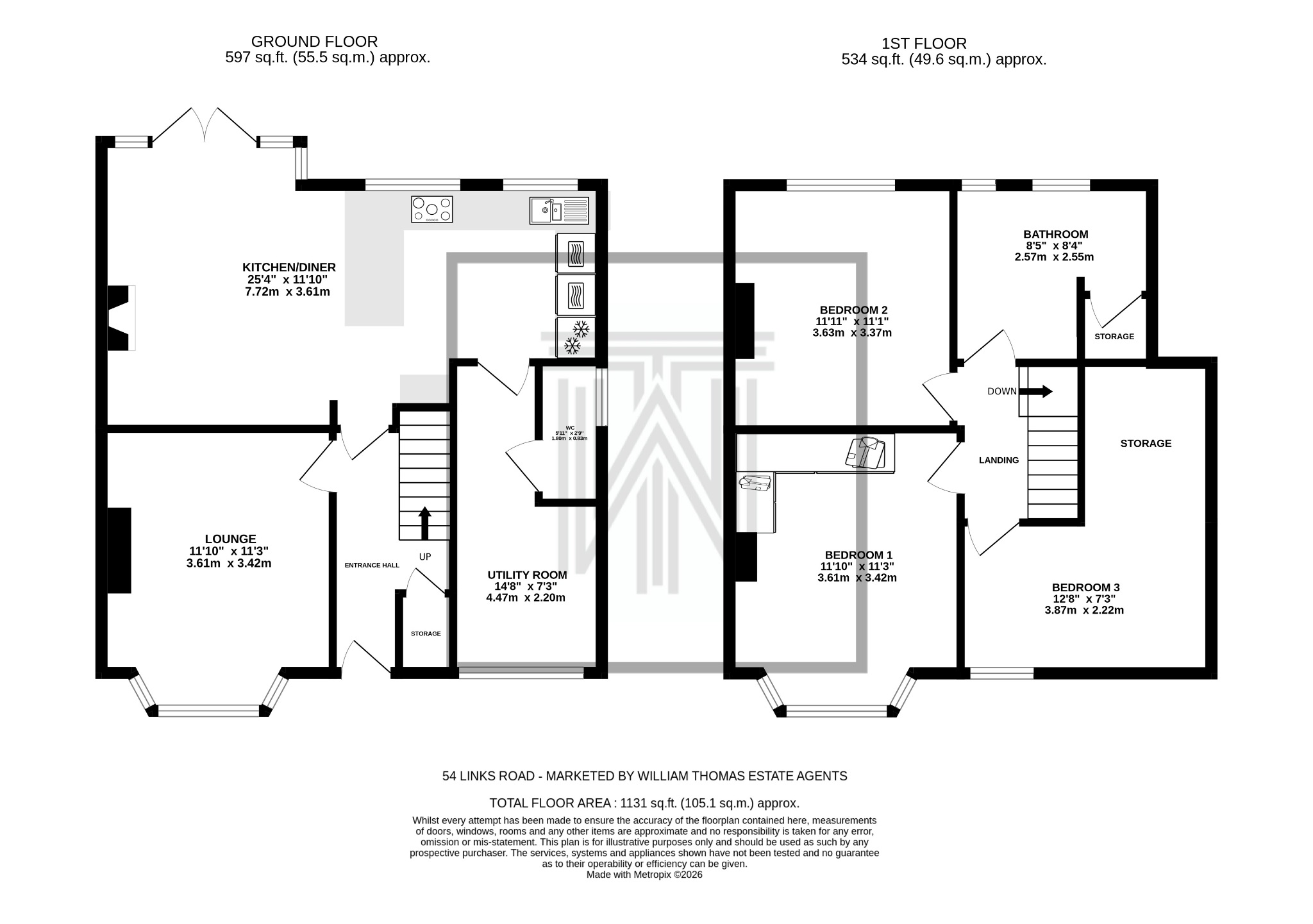 54 Links Road, Bolton floorplan
