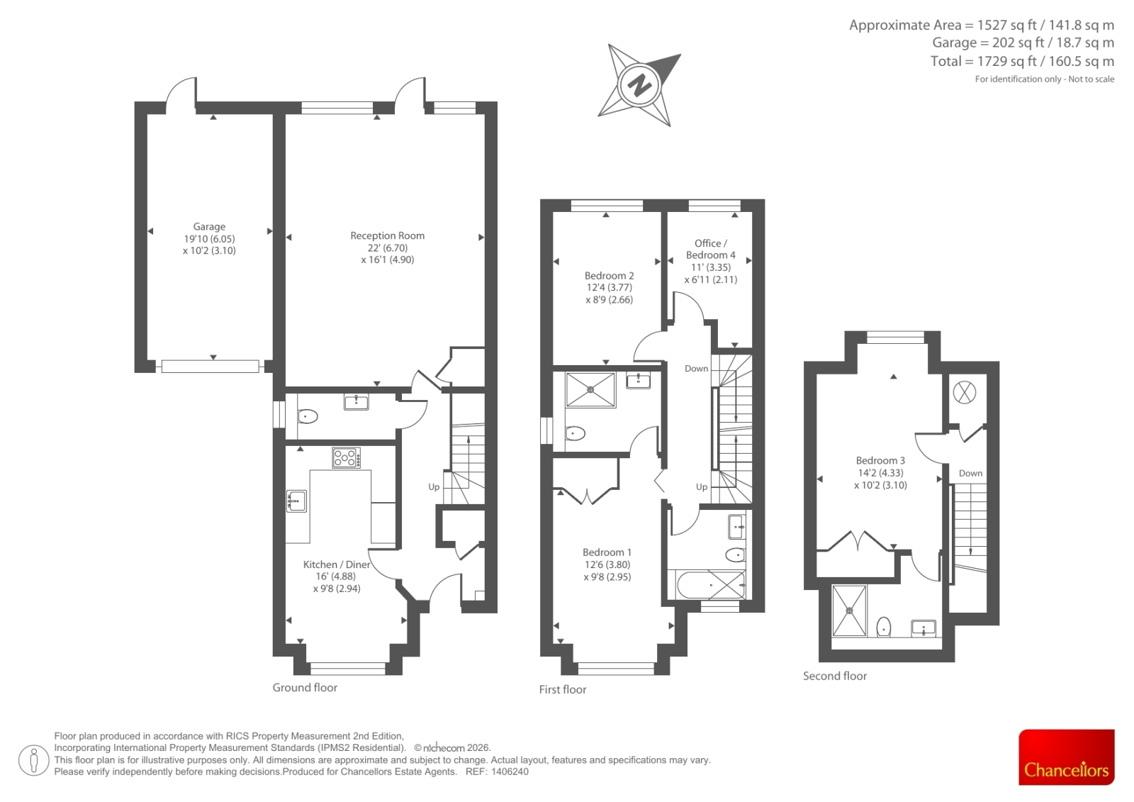 9, Akeman Row, Aylesbury floorplan
