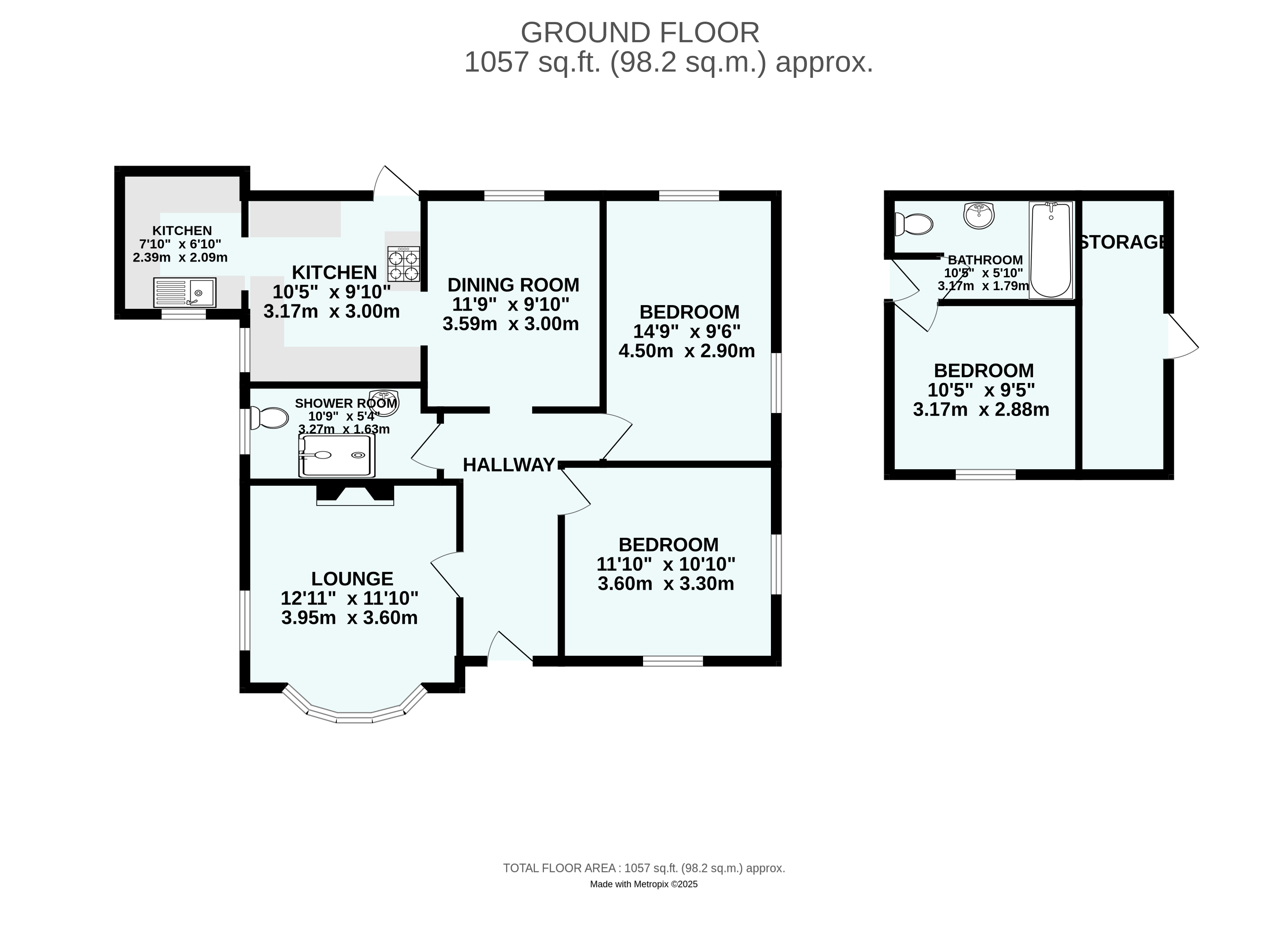 The Bowjey Hill, Newlyn, Penzance, Cornwall floorplan