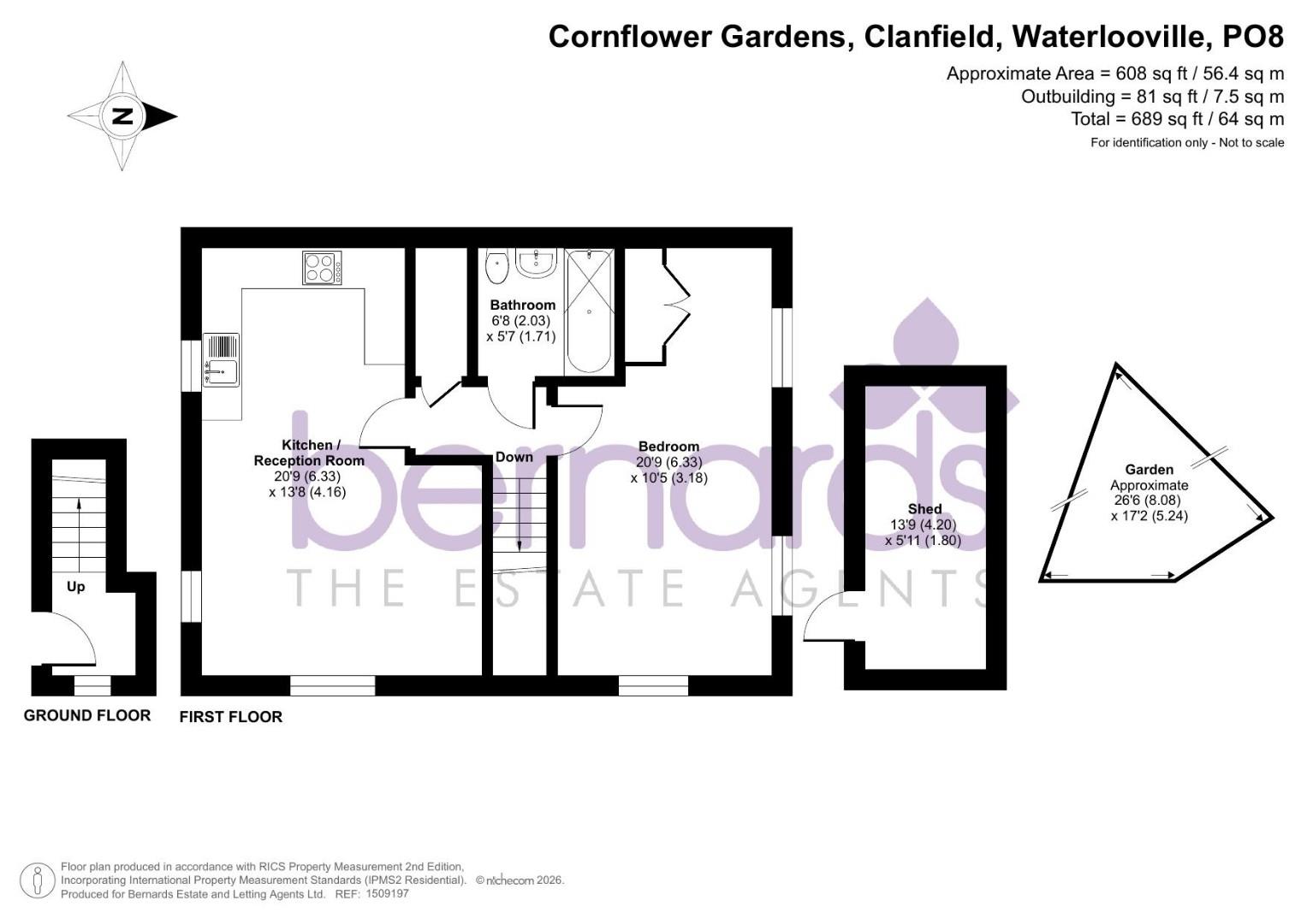 4, Cornflower Gardens, Waterlooville floorplan