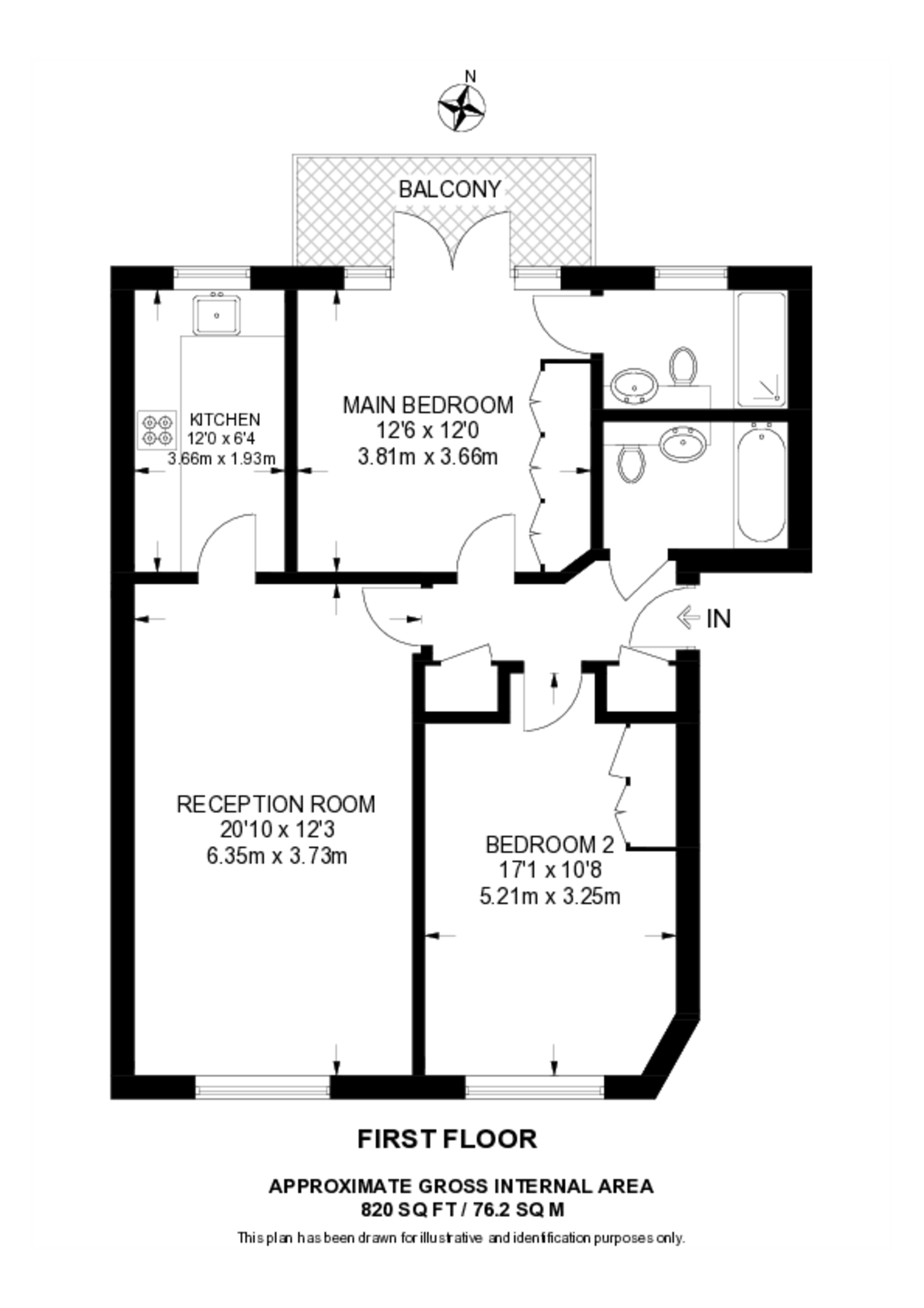 Clarence Road, Bickley floorplan