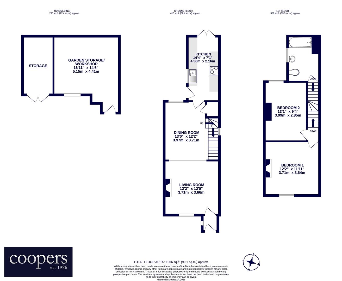 83, Mill Road, West Drayton floorplan