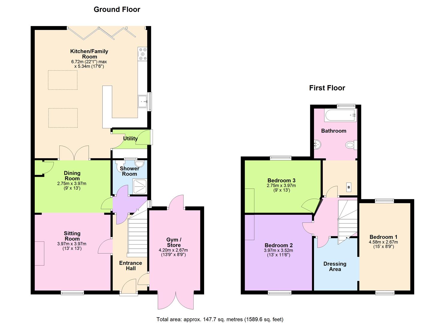 4 Hospital Houses, Hereford floorplan