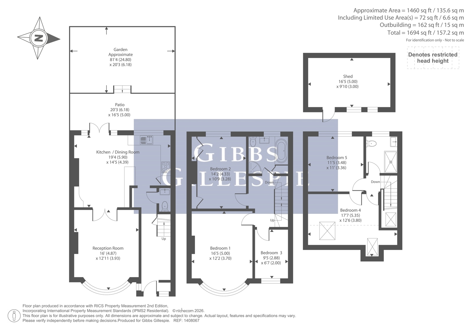 40, Beresford Road, Middlesex floorplan
