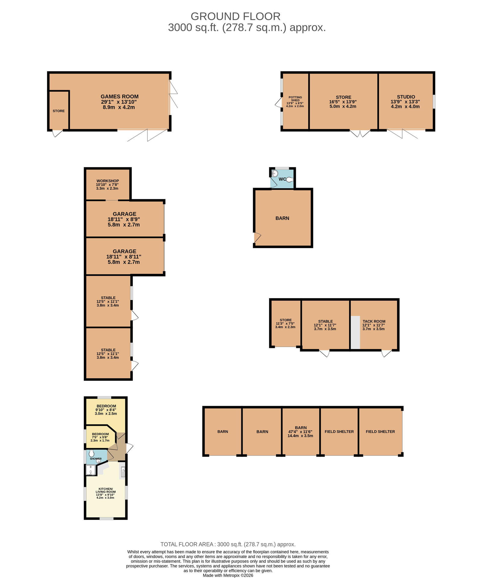 Evendine Lane, Malvern floorplan