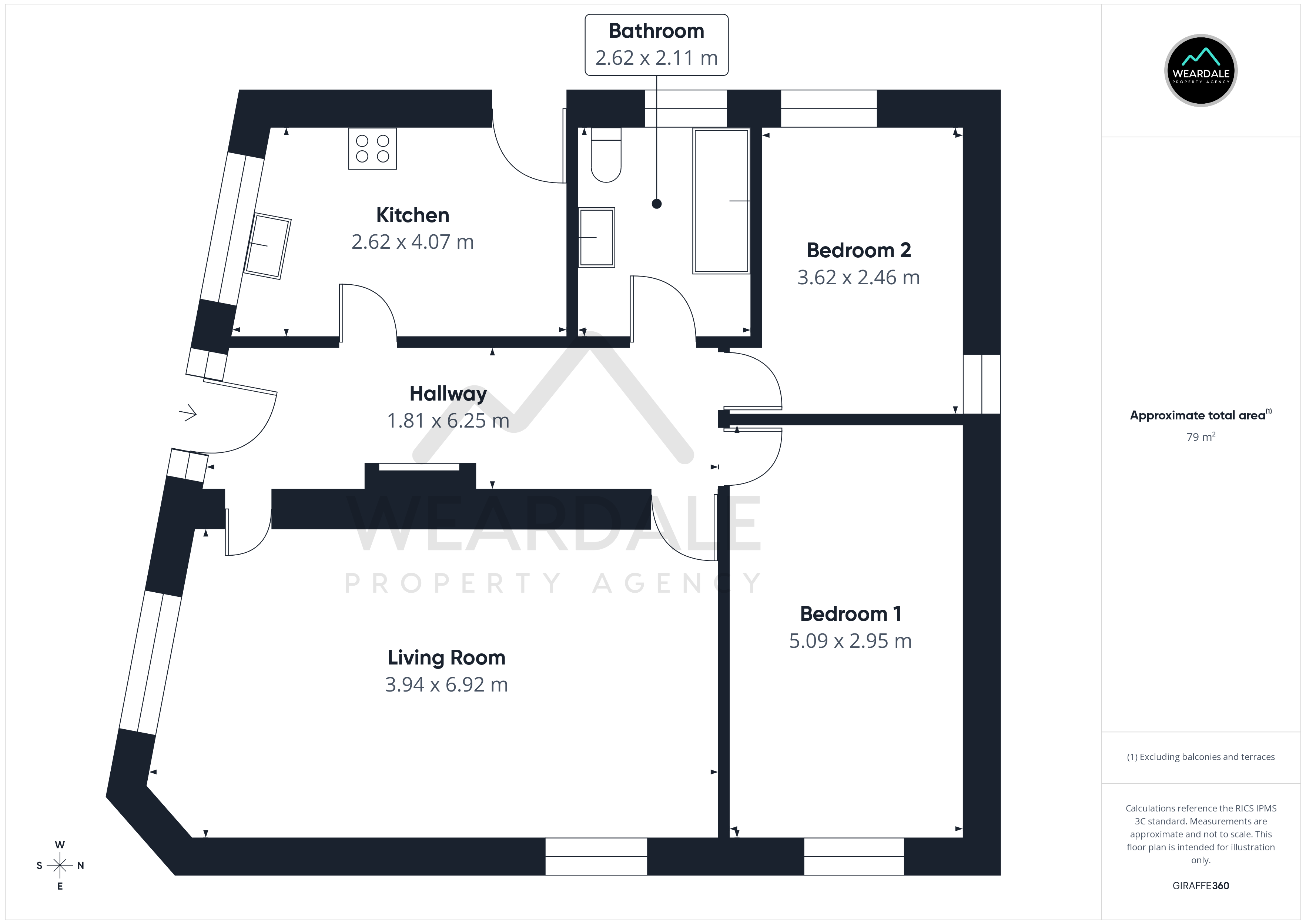 1, Union Street, Bishop Auckland floorplan
