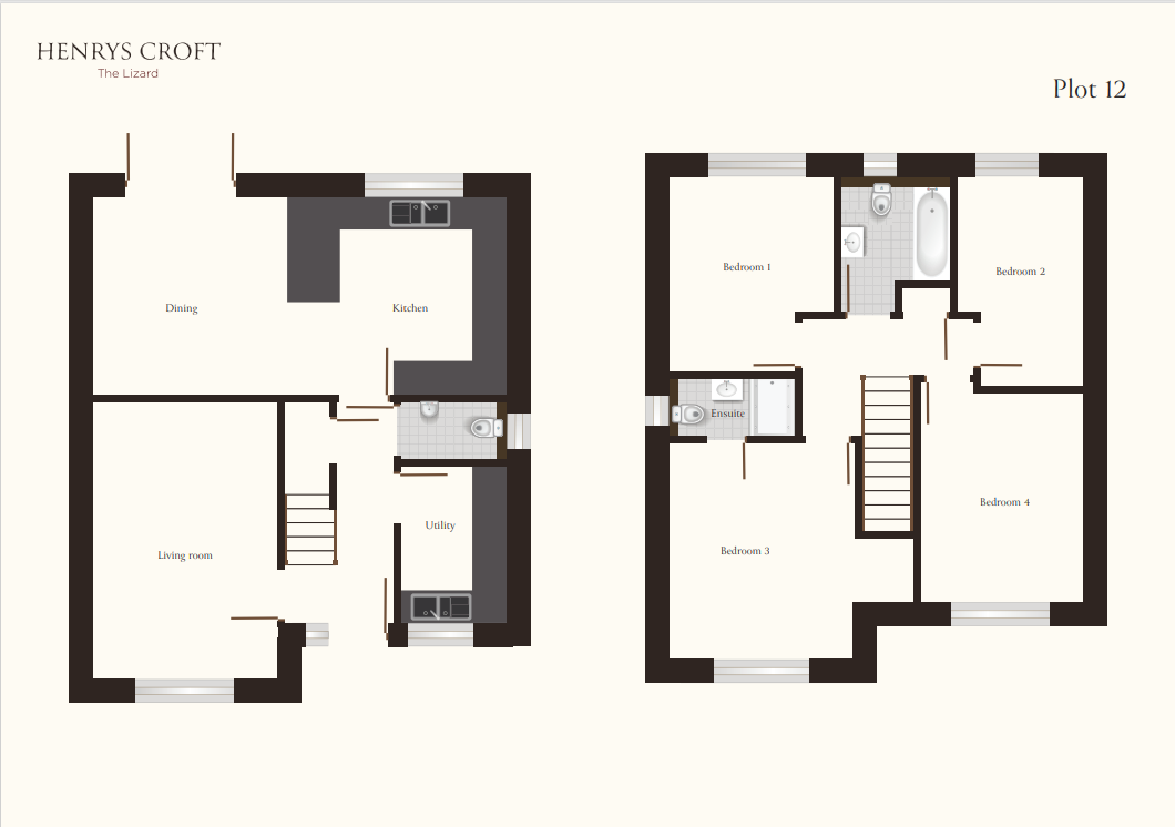 Plot 12 Henrys Croft, 23, Henrys Croft, Helston floorplan