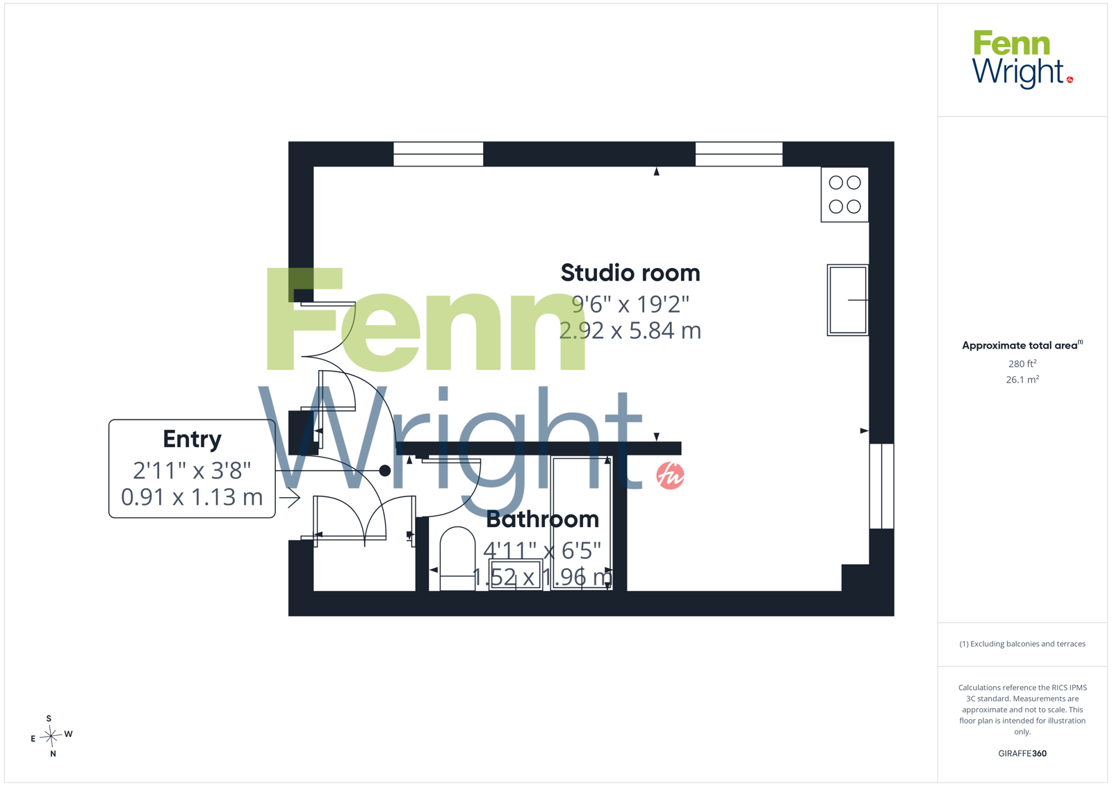 Flat 11, Albany Villas,, Undercliff Road West, Suffolk floorplan