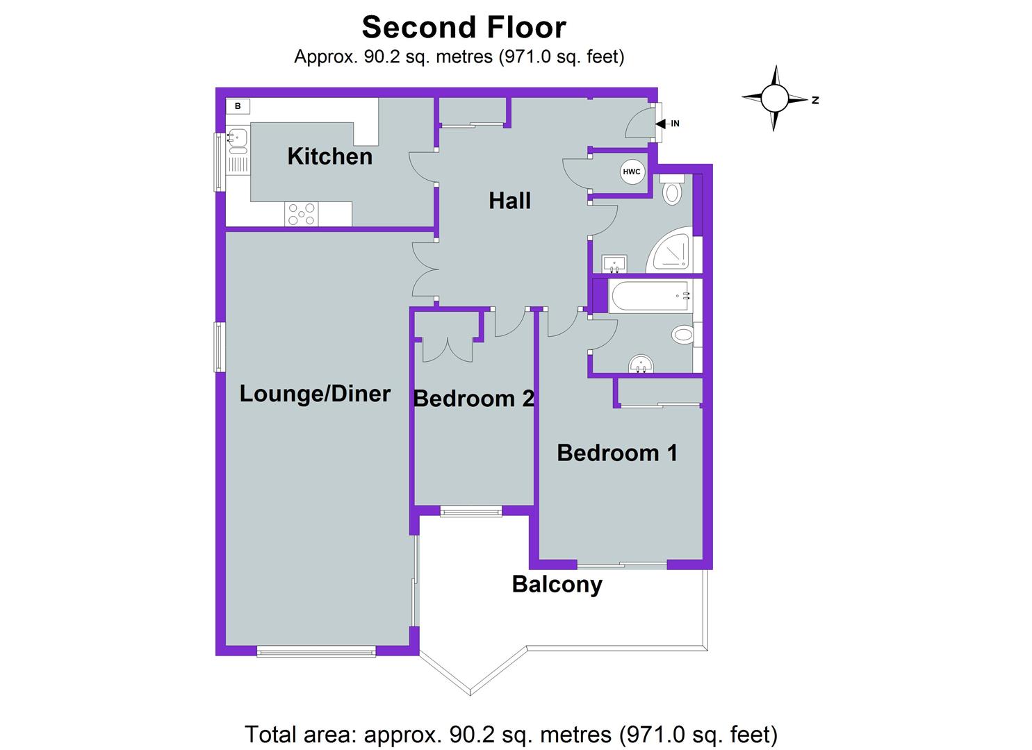 2 Bedrooms Flat for sale in Blyth Road, Bromley BR1