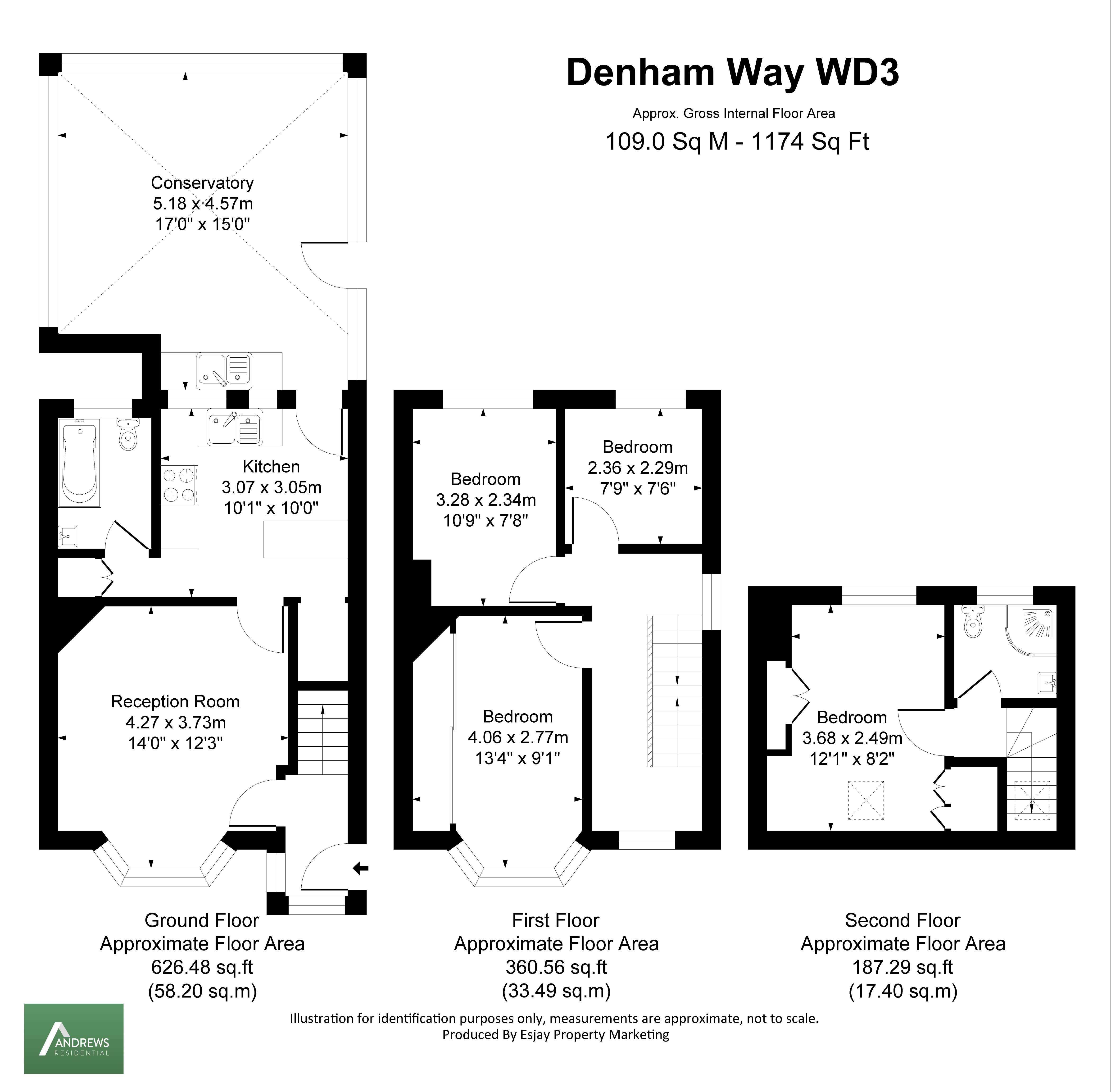 150, Denham Way, Rickmansworth floorplan