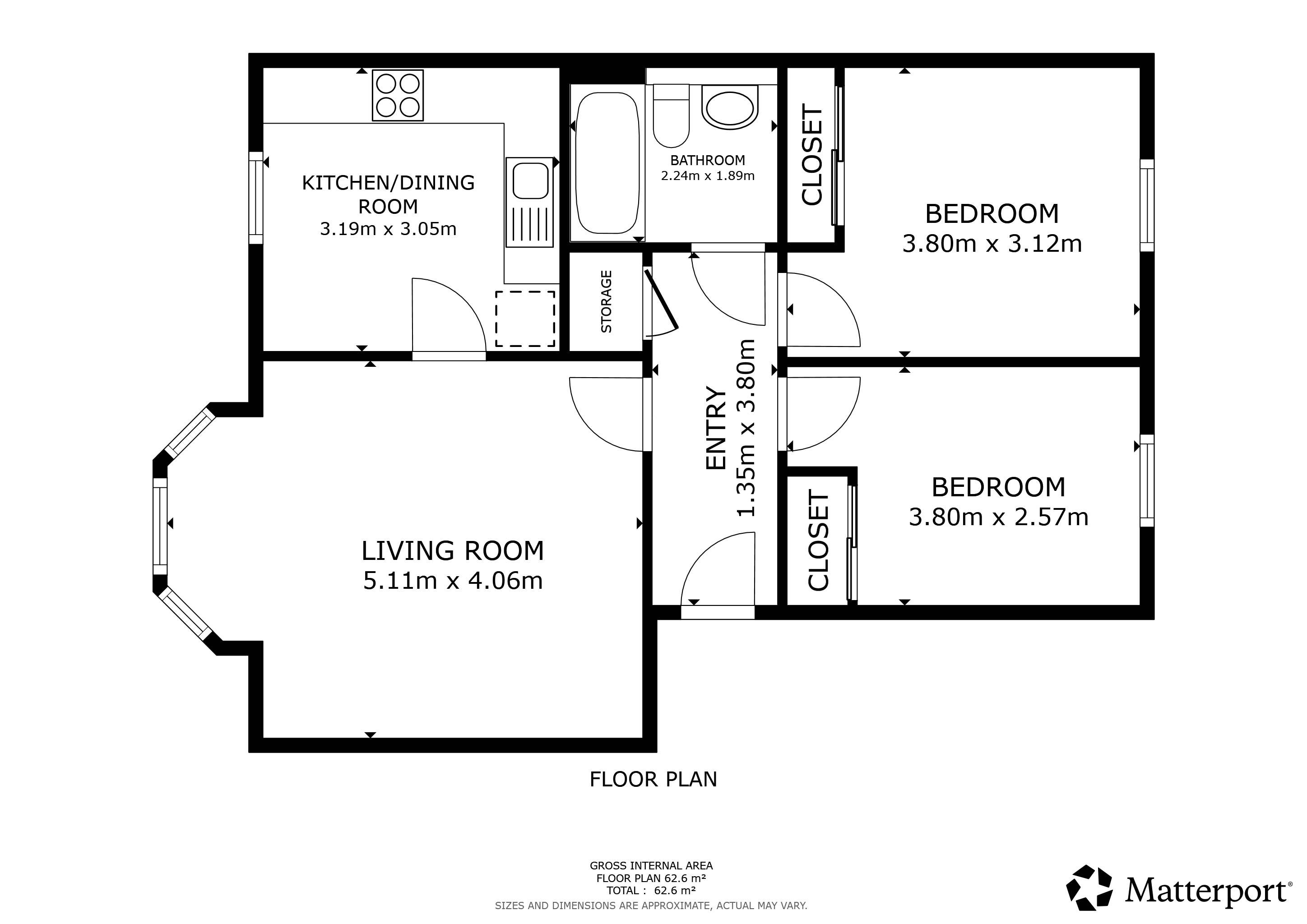16, Joss Court, Aberdeen floorplan