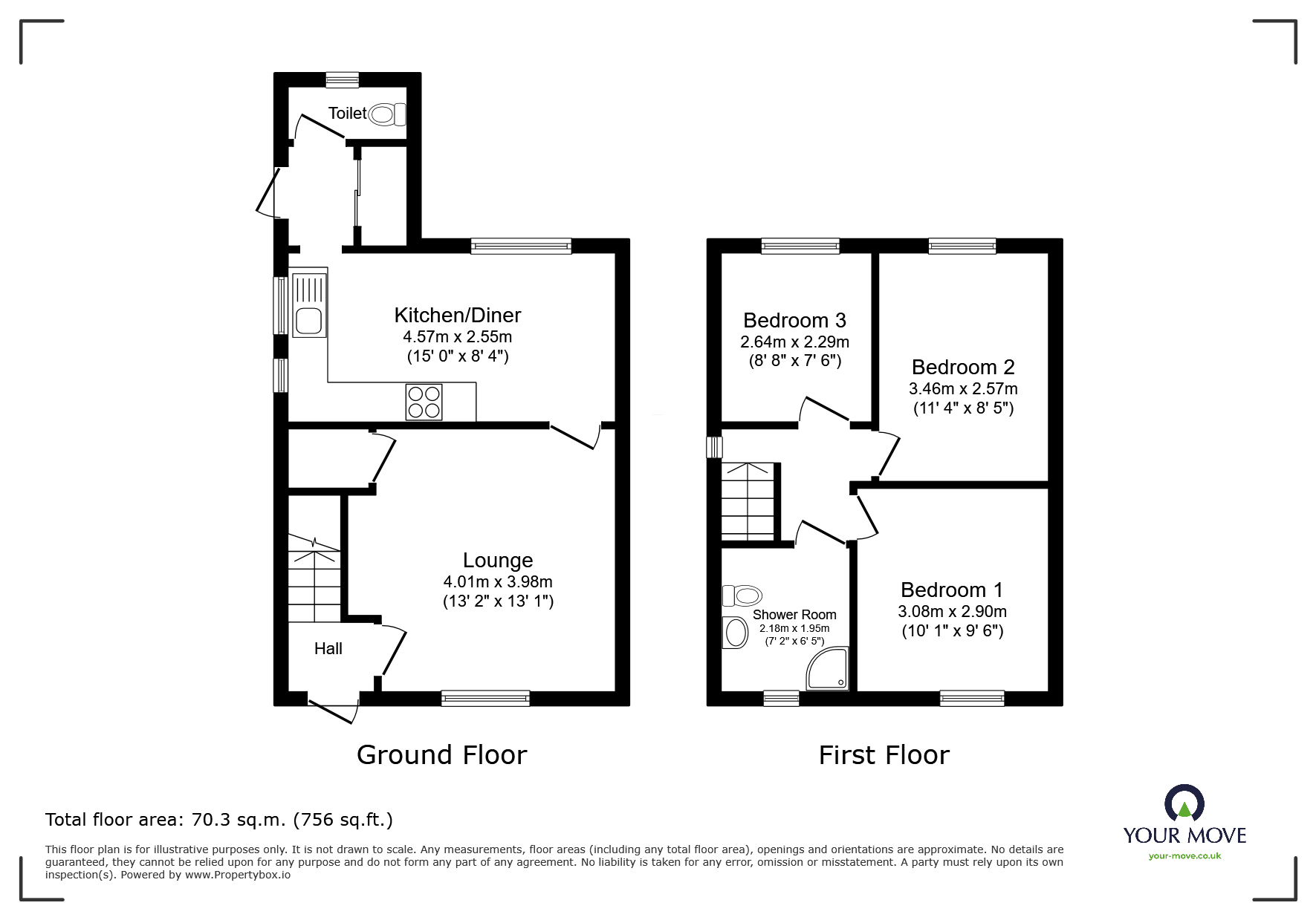 80, Tryan Road, Warwickshire floorplan