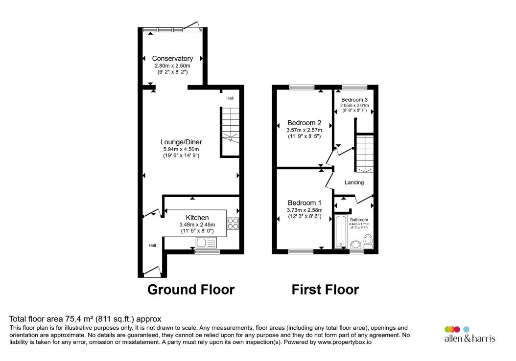 34, Pennyroyal Close, Cardiff floorplan