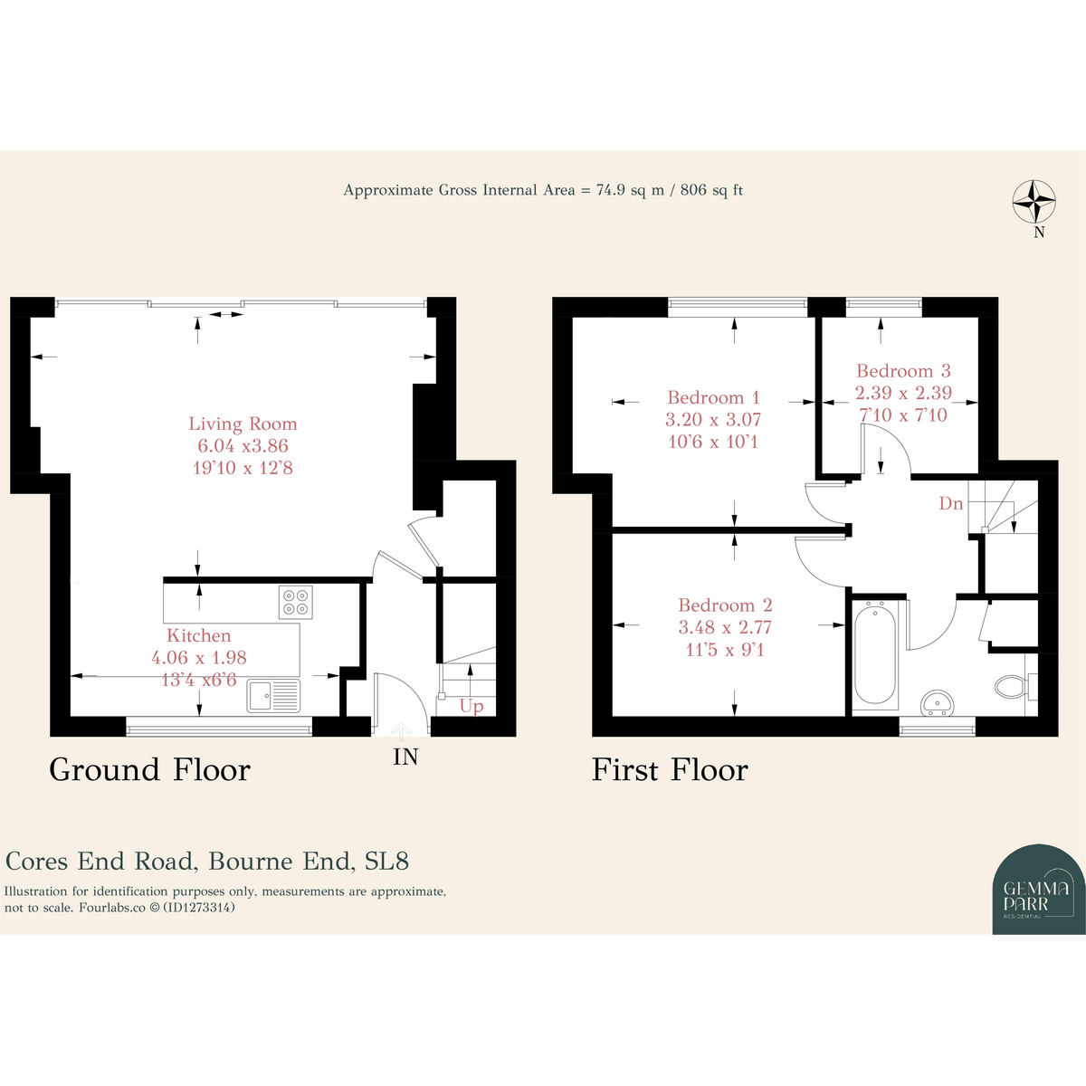 2, Riverside, Bourne End floorplan