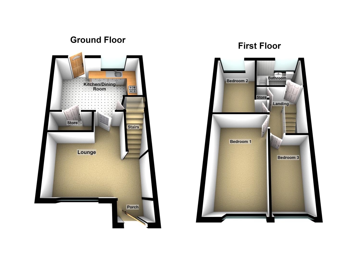 67, Rowan Way, Birmingham floorplan
