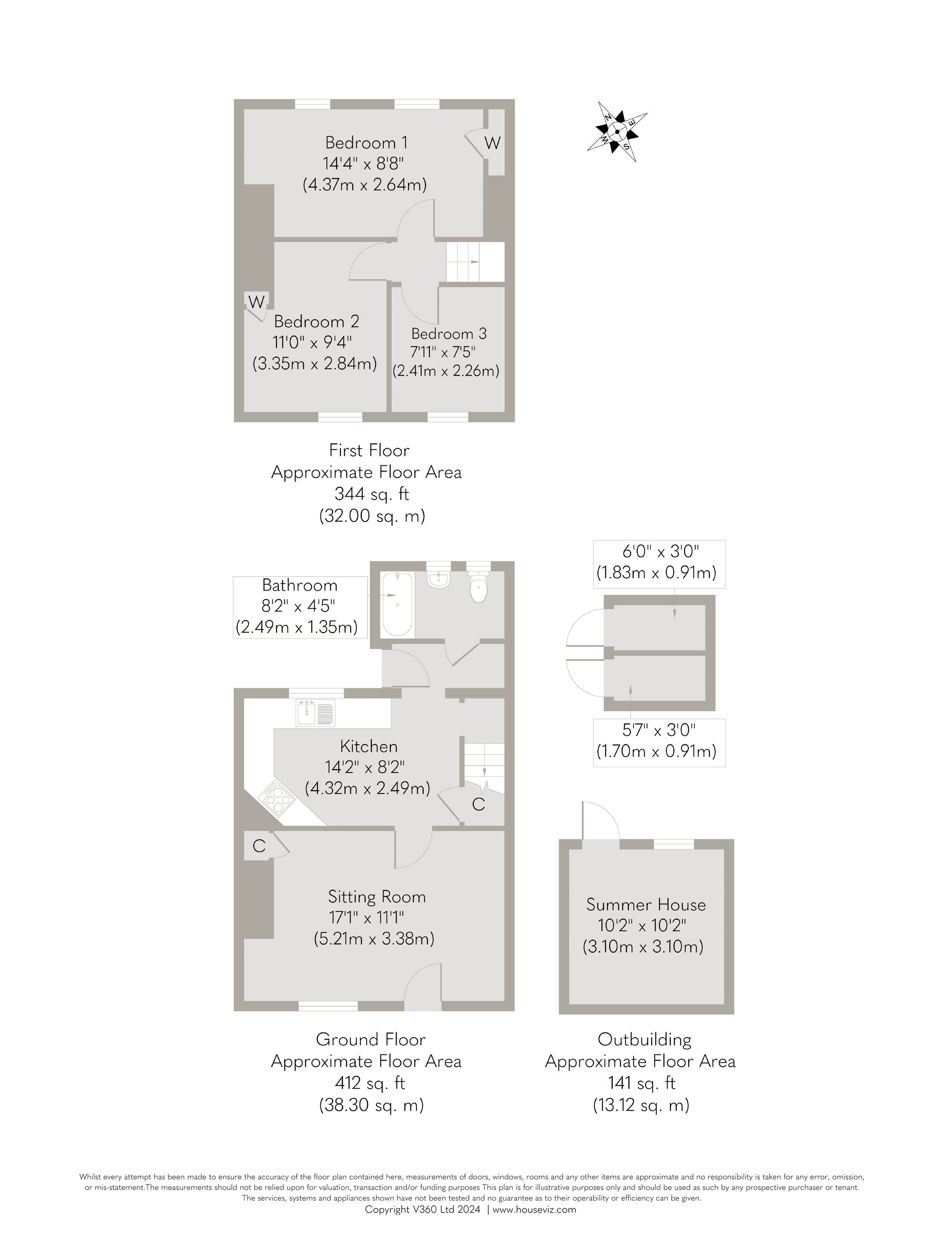 2 Sevena Cottages King Street, Great Yarmouth floorplan