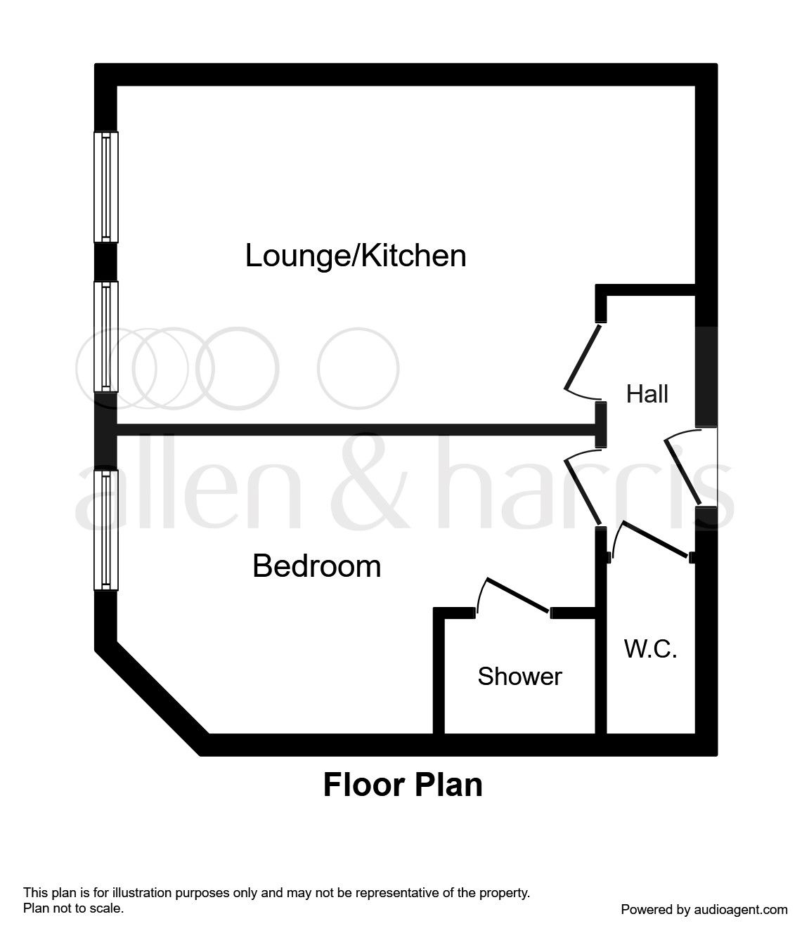 1 Bedrooms Flat for sale in Hawthorn Street, Glasgow G22