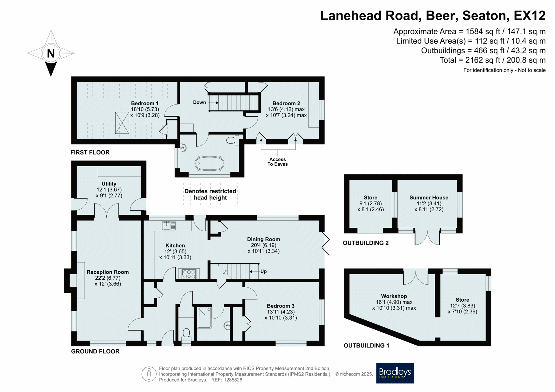 Maris Haven, 1, Lanehead Road, Seaton floorplan