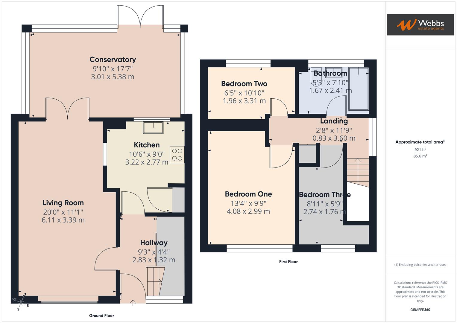 2, John Till Close, Rugeley floorplan