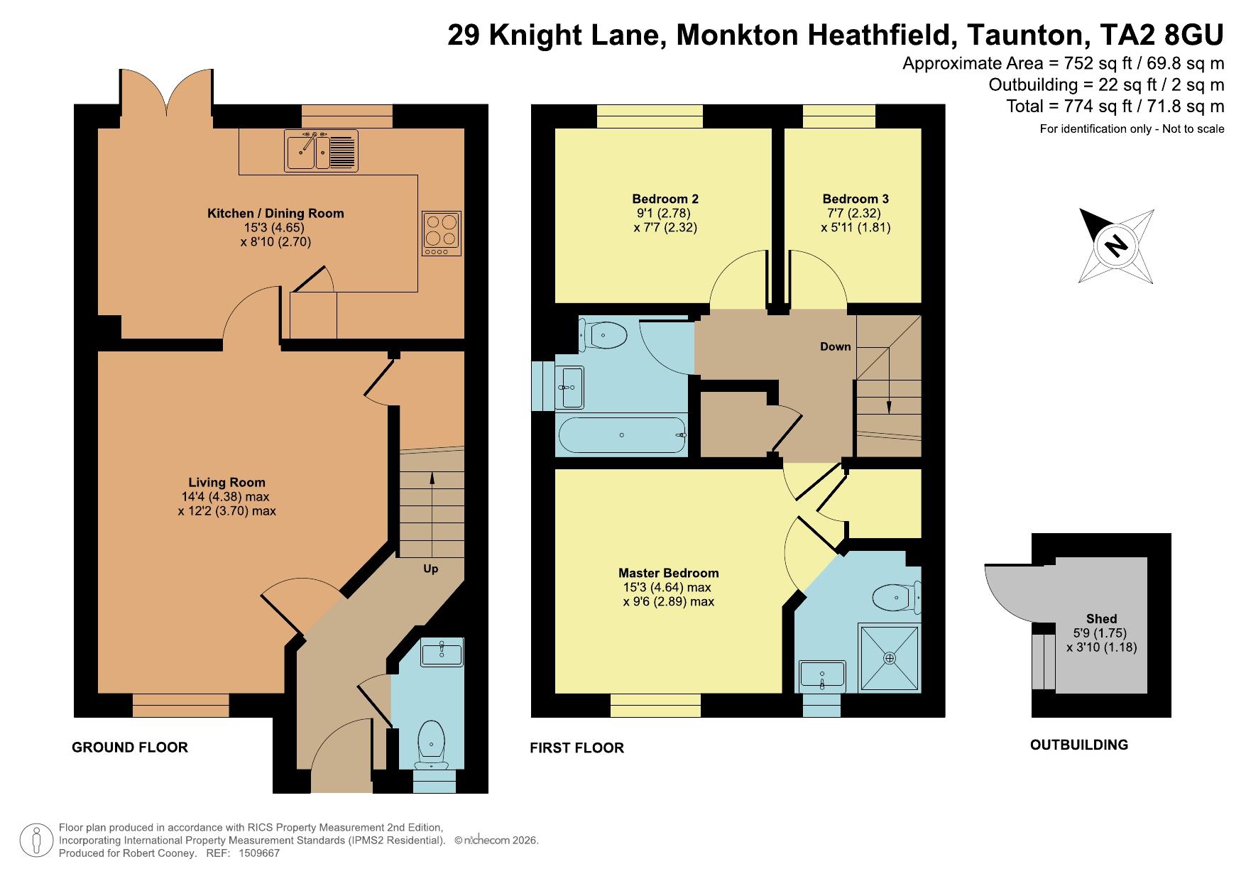 29 Knight Lane, Taunton floorplan