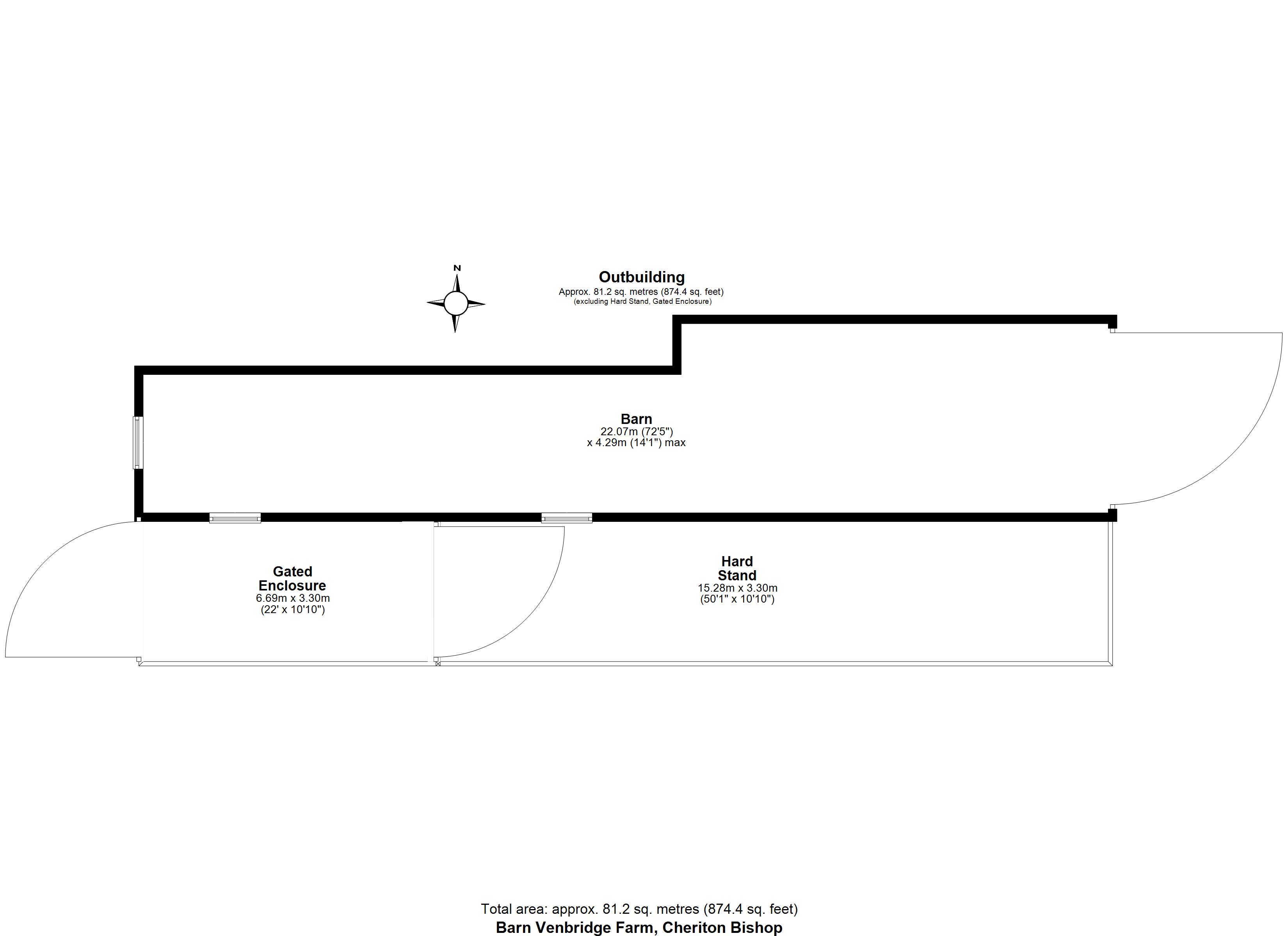 ex6, Cheriton Bishop floorplan