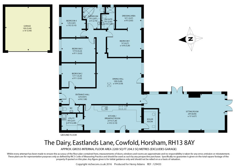 4 Bedrooms Barn conversion for sale in Eastlands Lane, Cowfold RH13