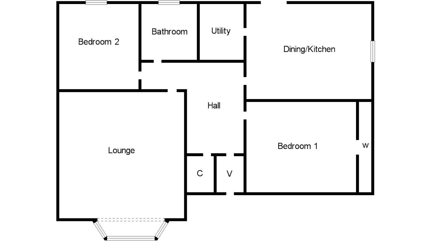 2 Bedrooms Bungalow for sale in West George Street, Coatbridge, North Lanarkshire ML5