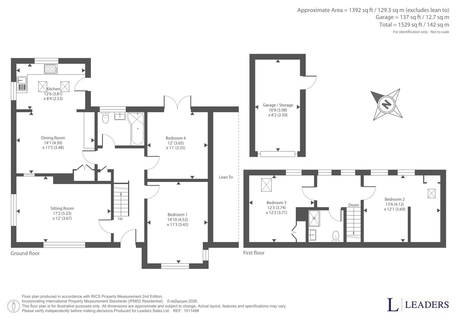 9, Castle Close, Halstead floorplan
