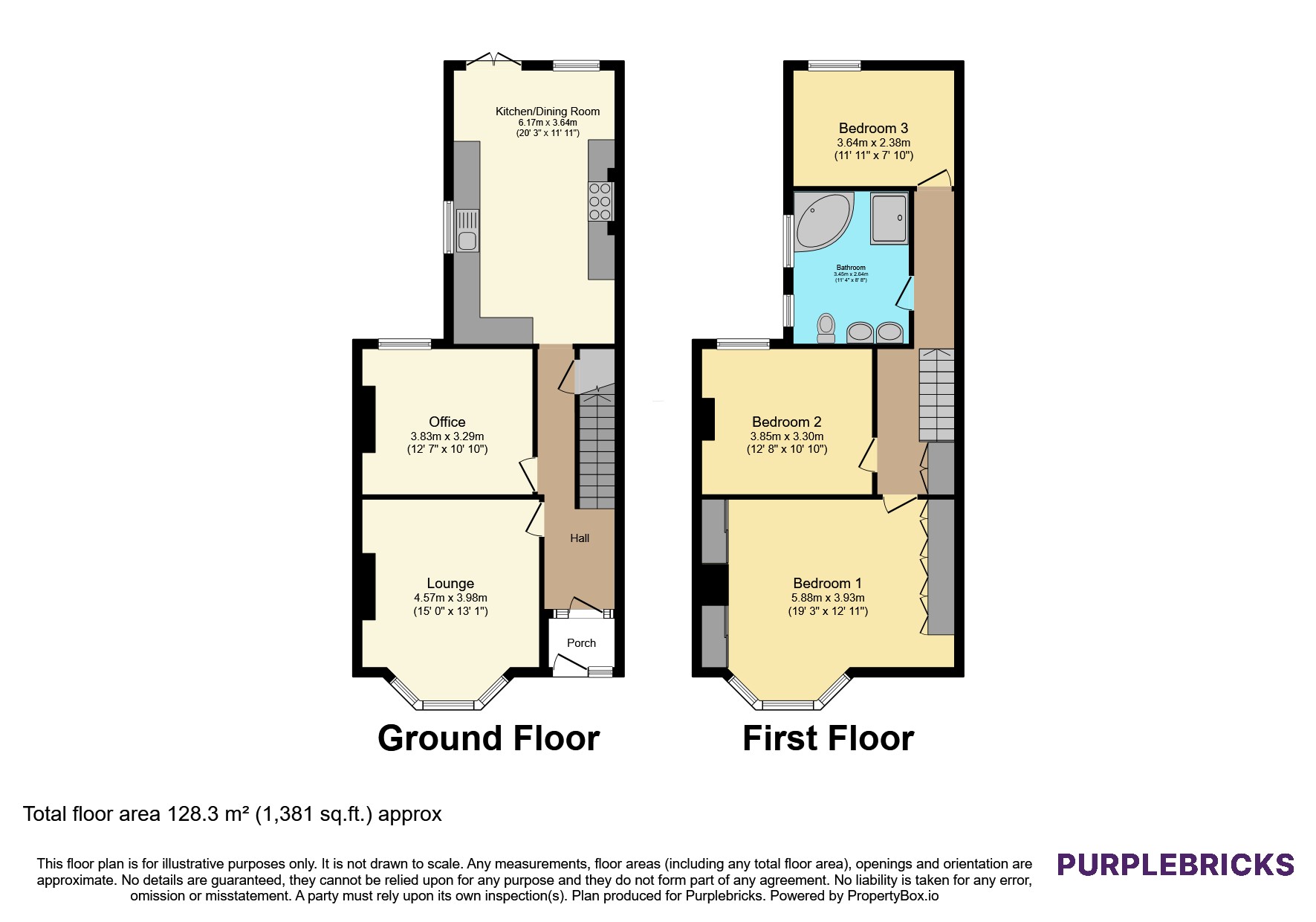 78, Littledale, Wallasey floorplan