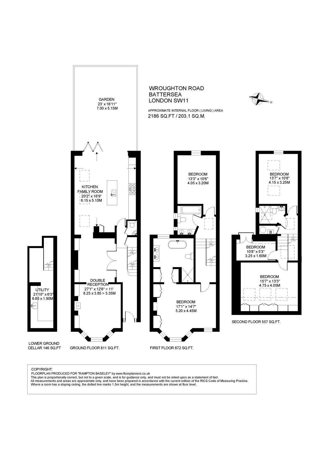 50, Wroughton Road, London floorplan