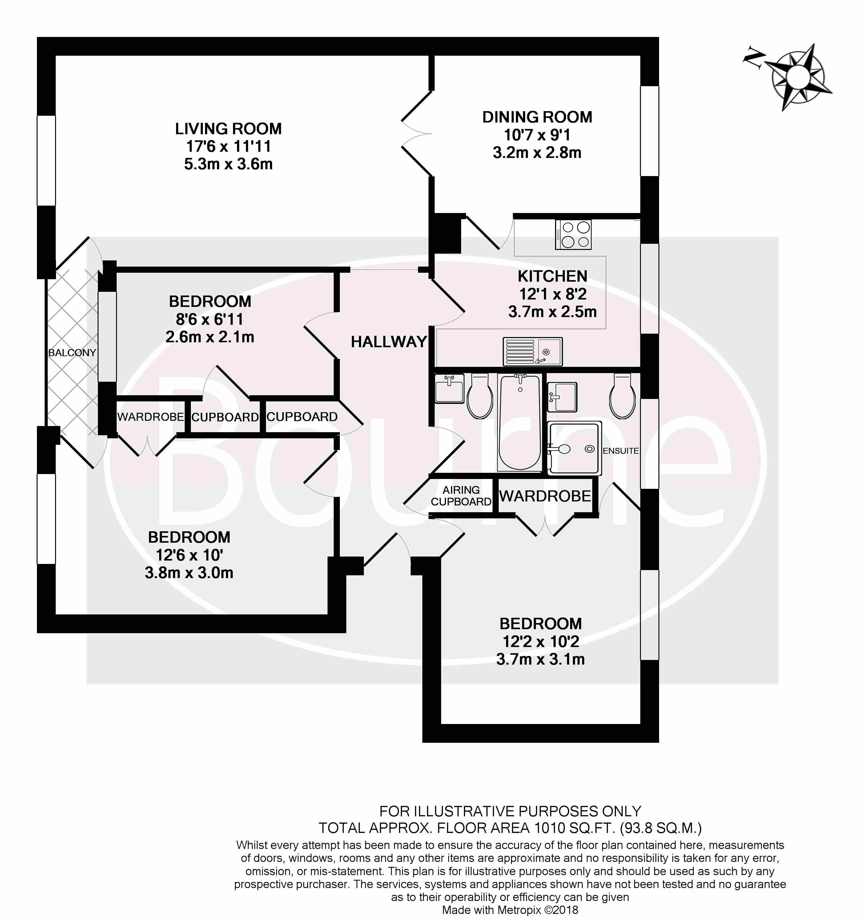 3 Bedrooms Flat for sale in Great Austins, Farnham, Surrey GU9