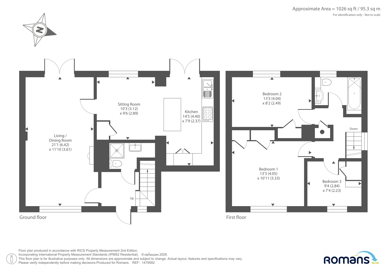 7, Roberts Road, Winchester floorplan