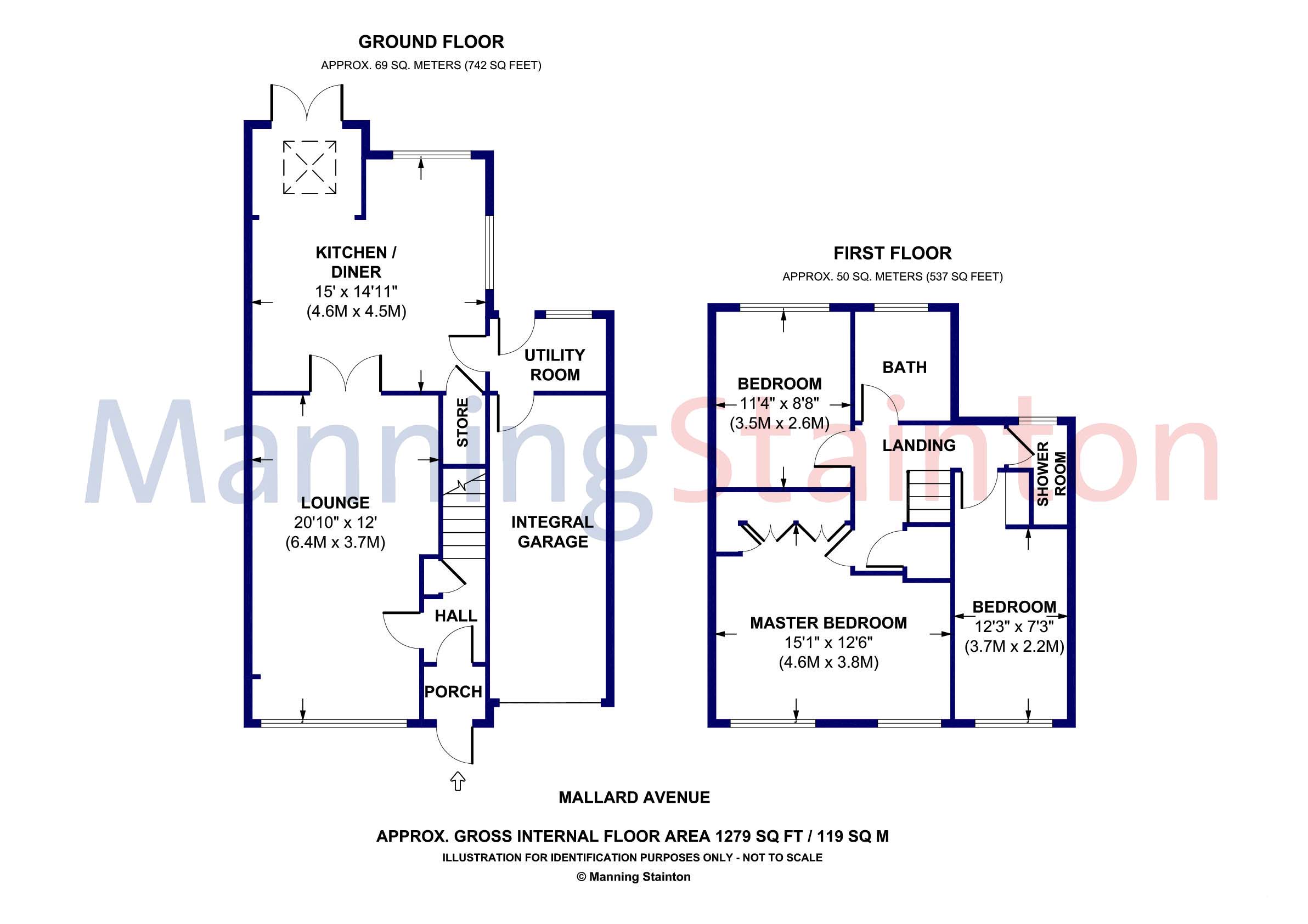 3 Bedrooms Detached house for sale in Mallard Avenue, Wakefield, West Yorkshire WF2