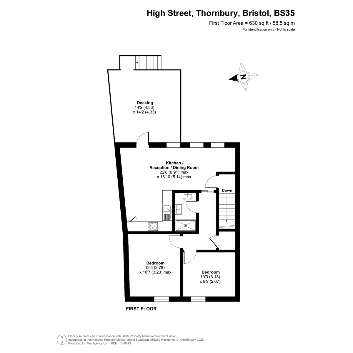 57a, High Street, Bristol floorplan