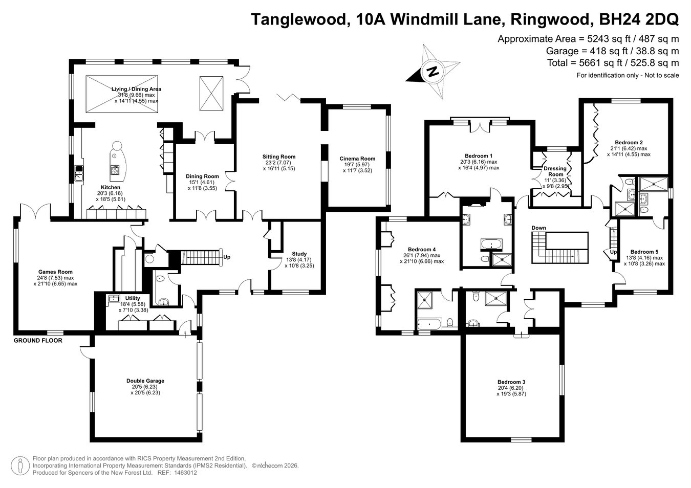 Tanglewood, Windmill Lane, Ringwood floorplan