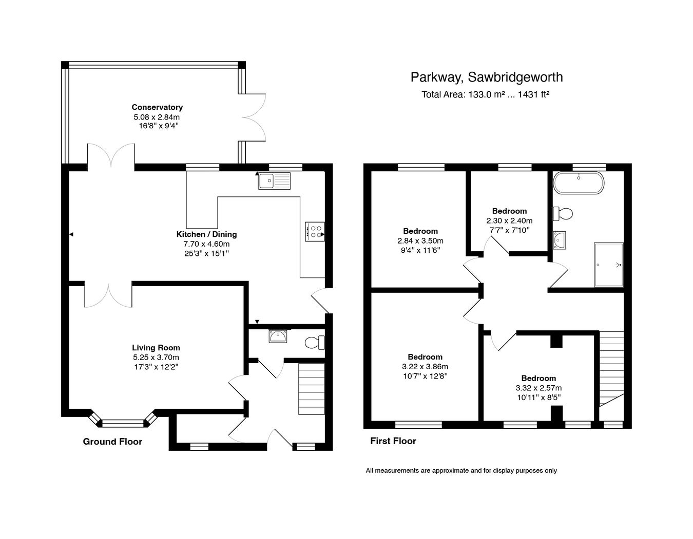 34, Parkway, Sawbridgeworth floorplan