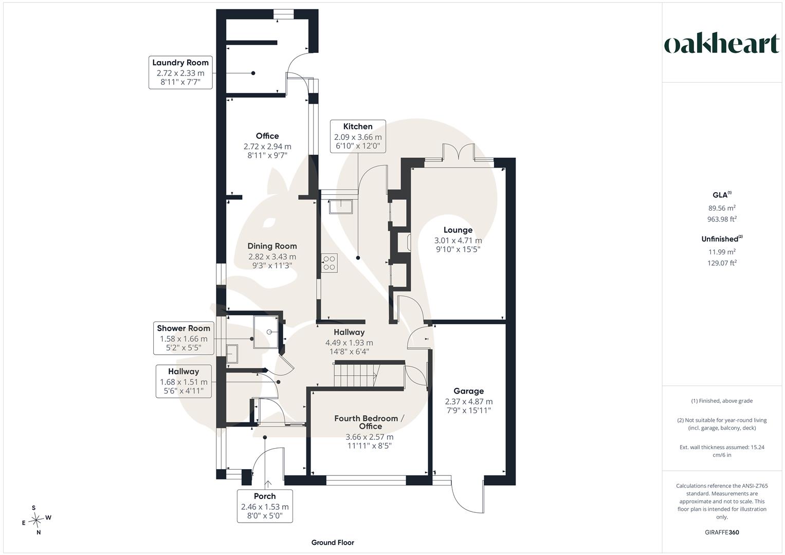 56, Coombe Rise, Chelmsford floorplan