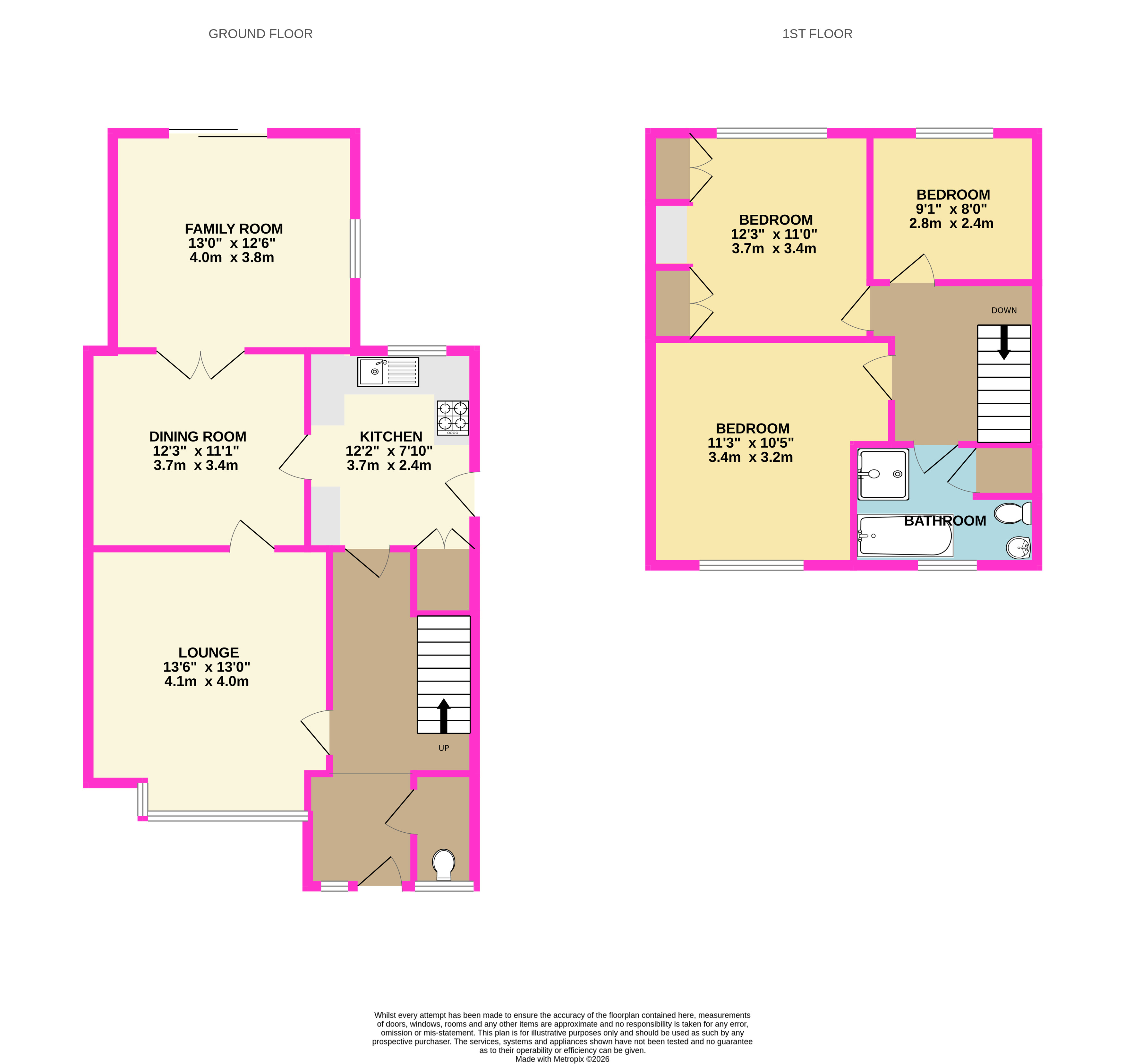 27, Blackdown Road, Camberley floorplan