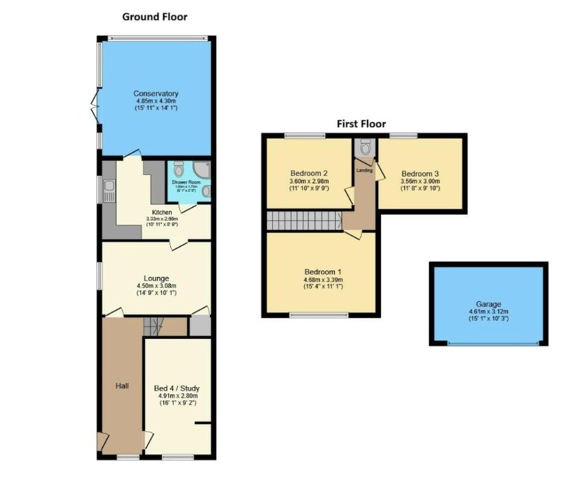 80, Dorchester Road, Maiden Newton floorplan
