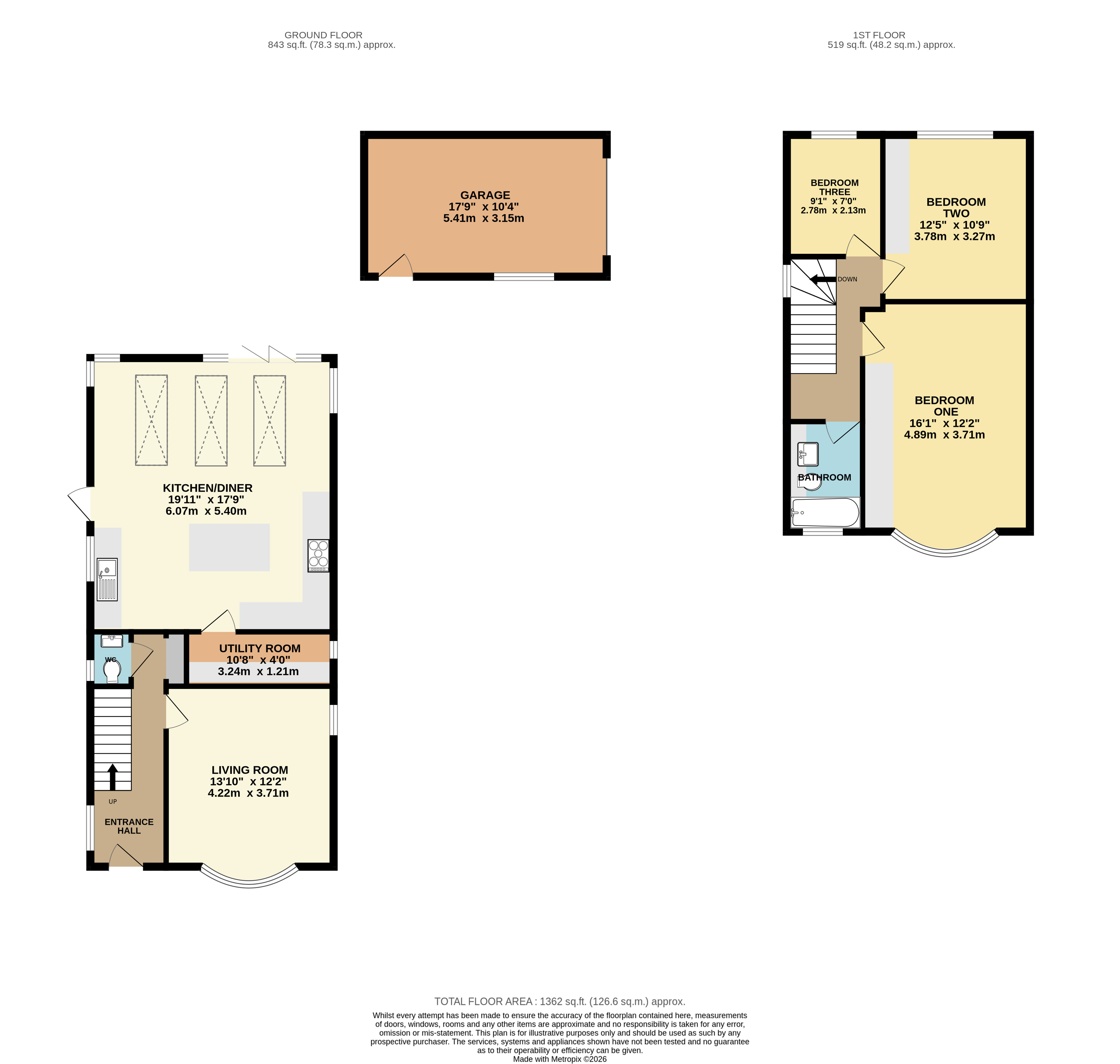 85, Greenway Road, Altrincham floorplan