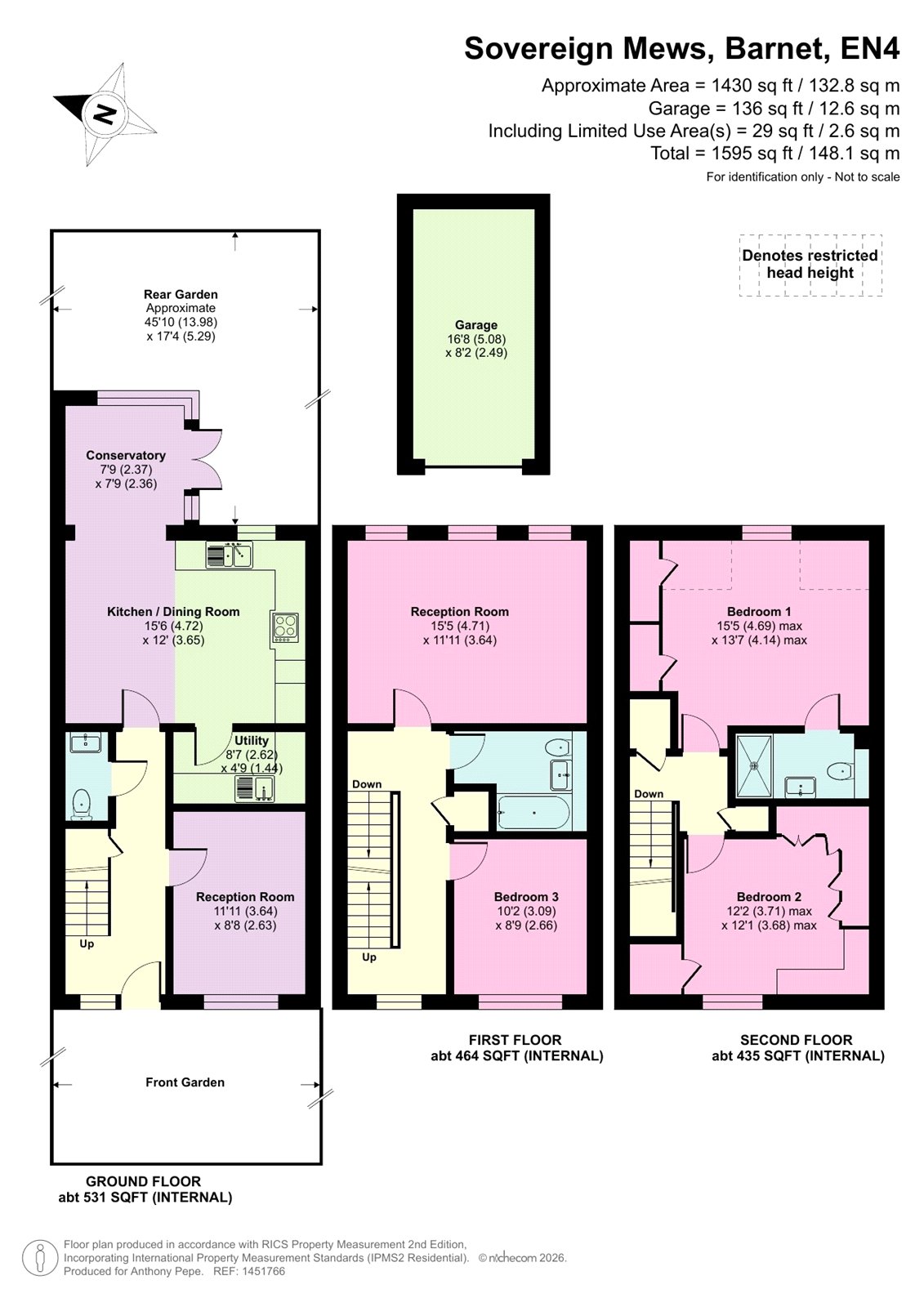 5, Sovereign Mews, Barnet floorplan