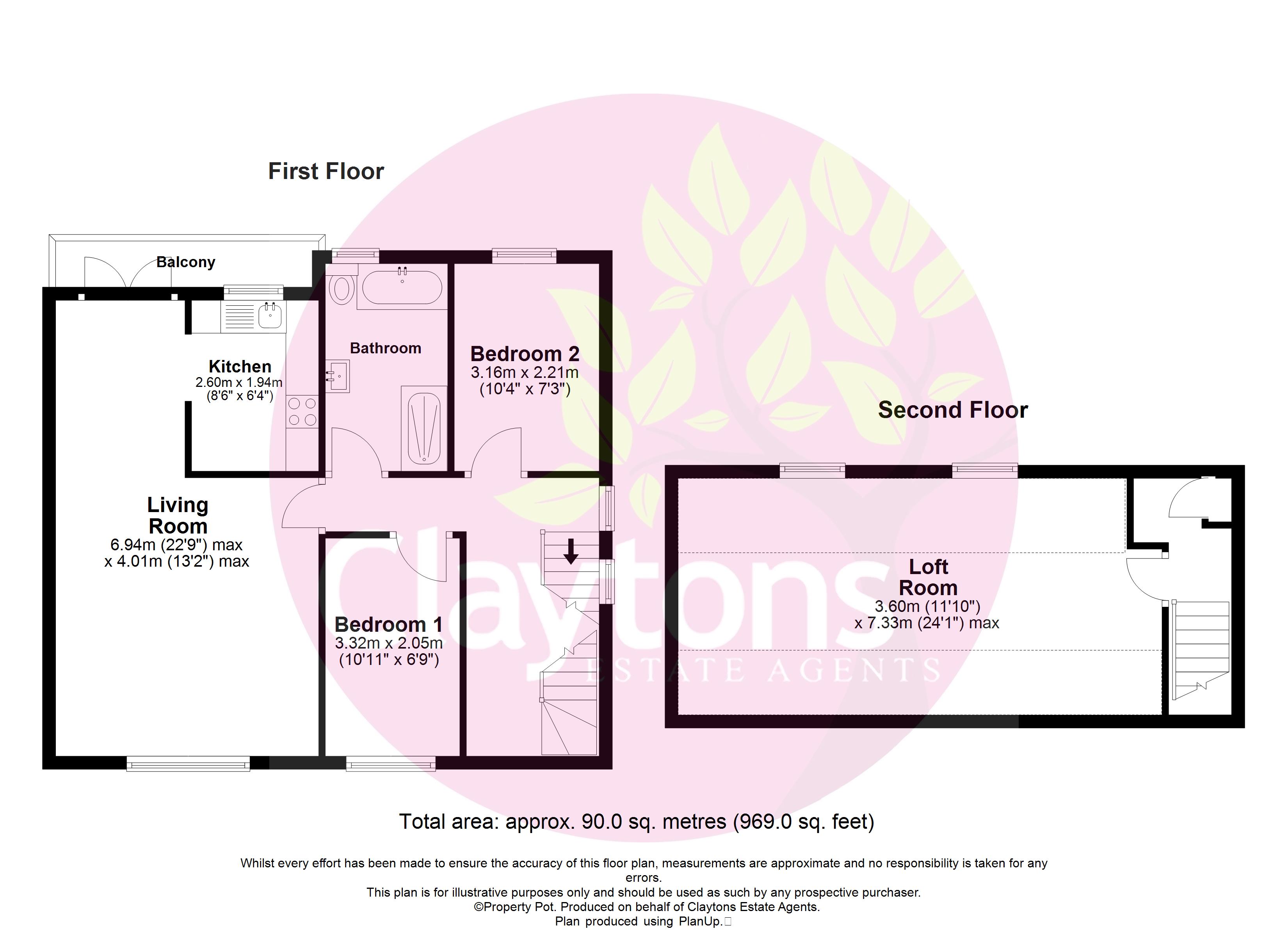 25, Heronslea, Watford floorplan