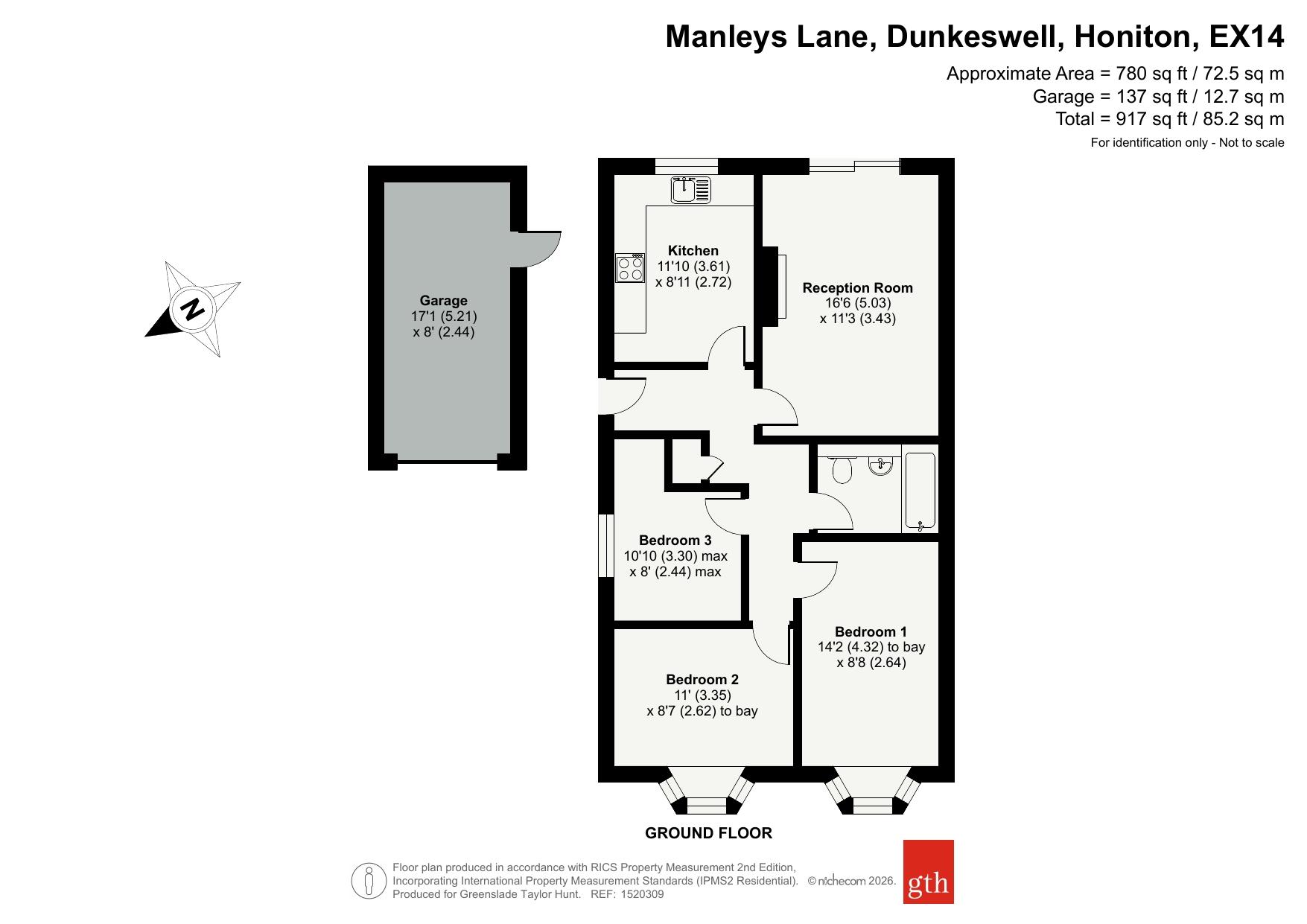 28, Manleys Lane, Honiton floorplan