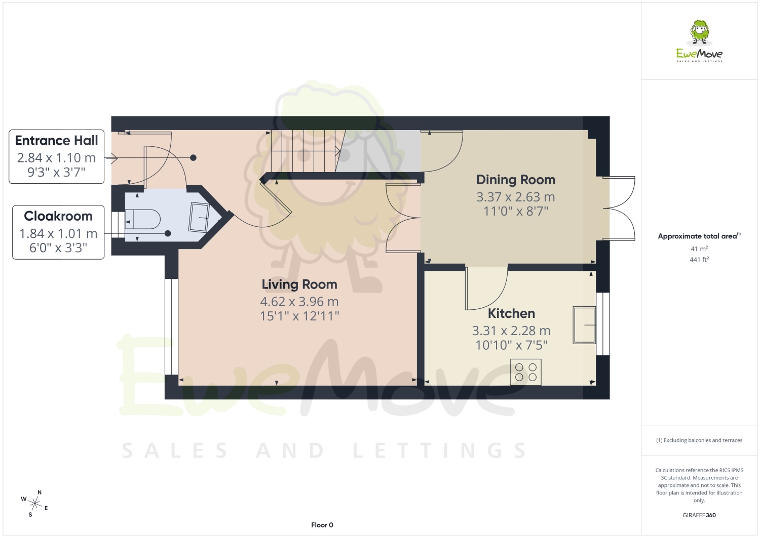 8, Rivenhall Court, Rochester floorplan