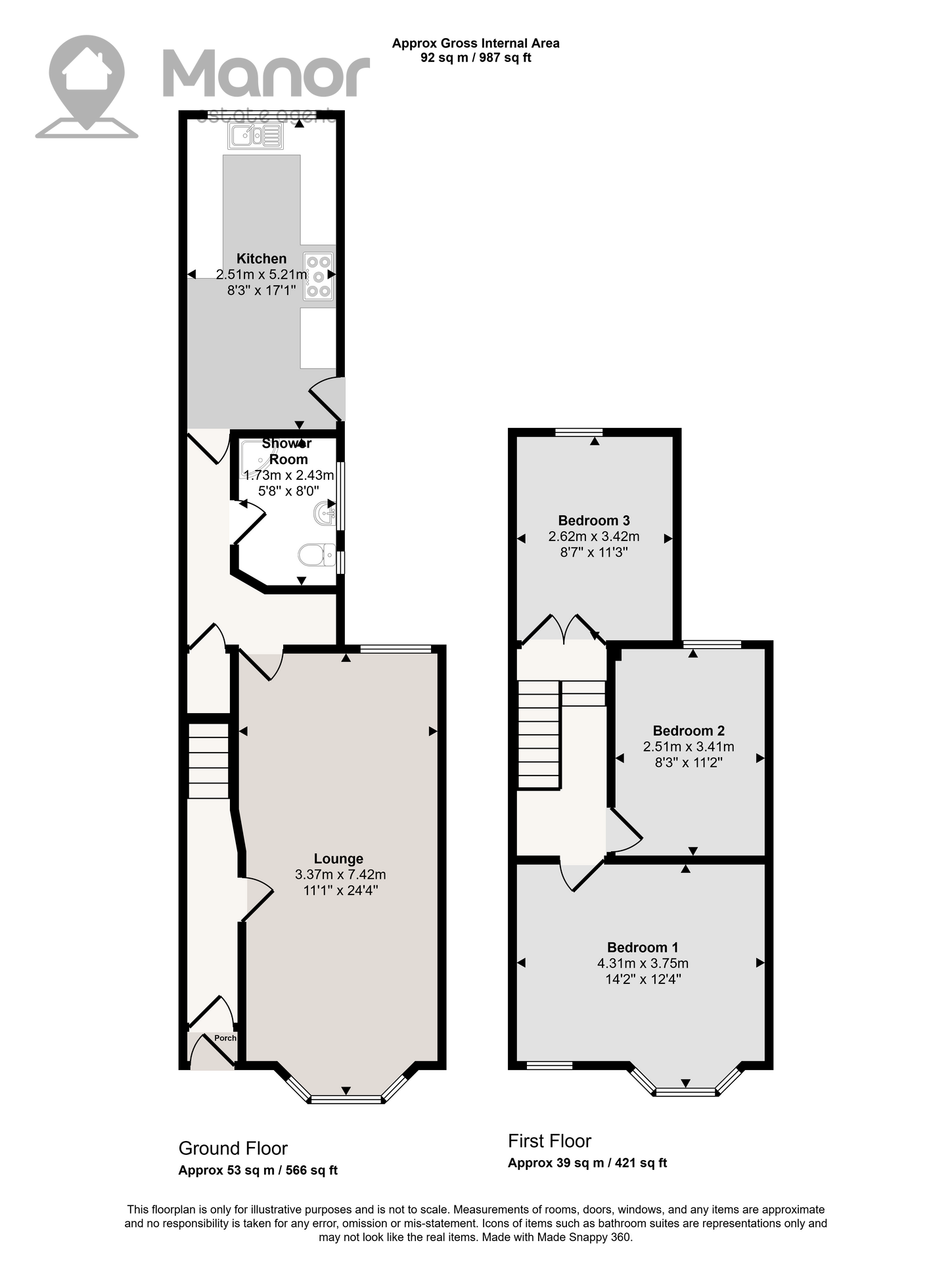 24 Browning Road, London floorplan
