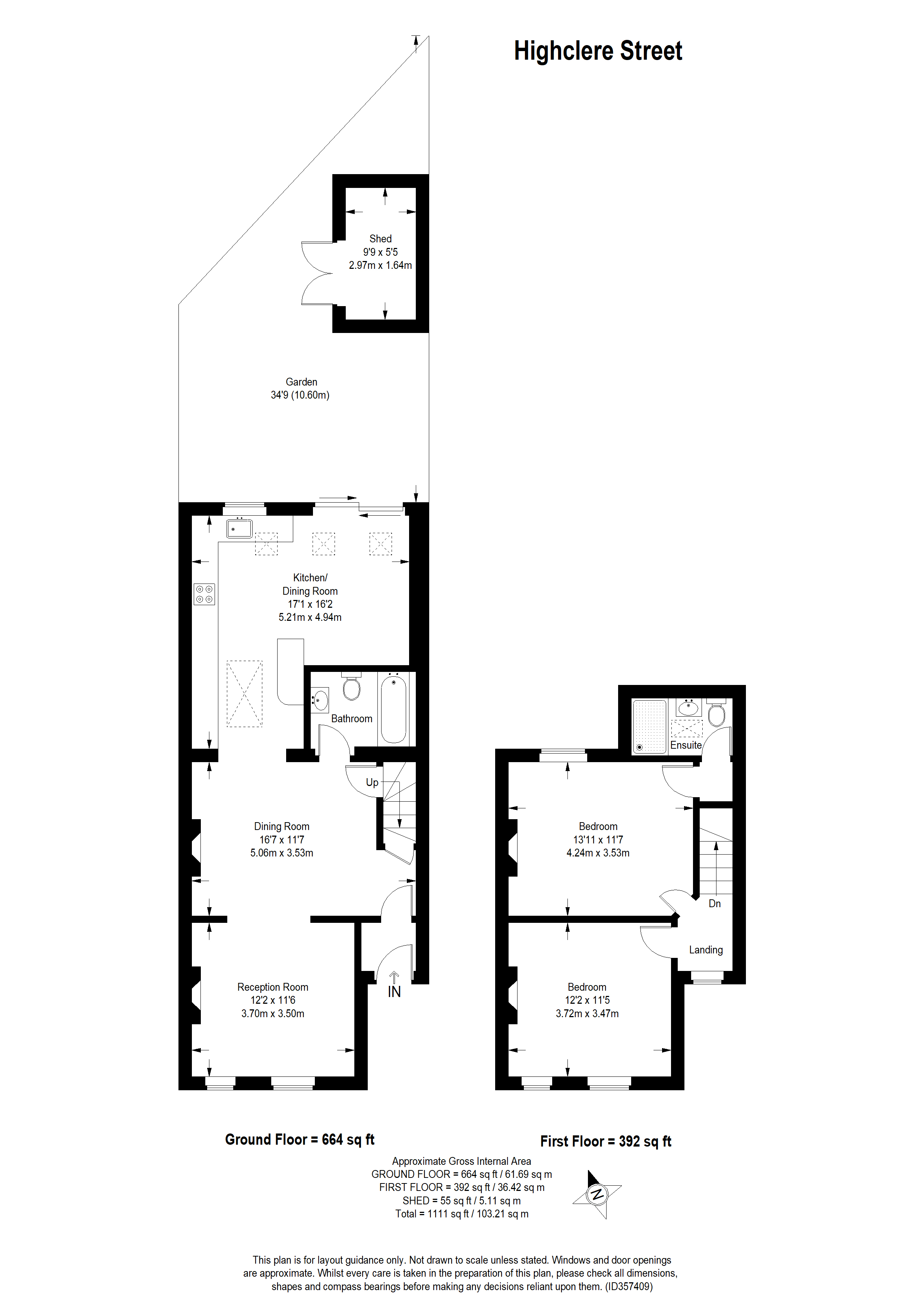 70, Highclere Street, Sydenham floorplan