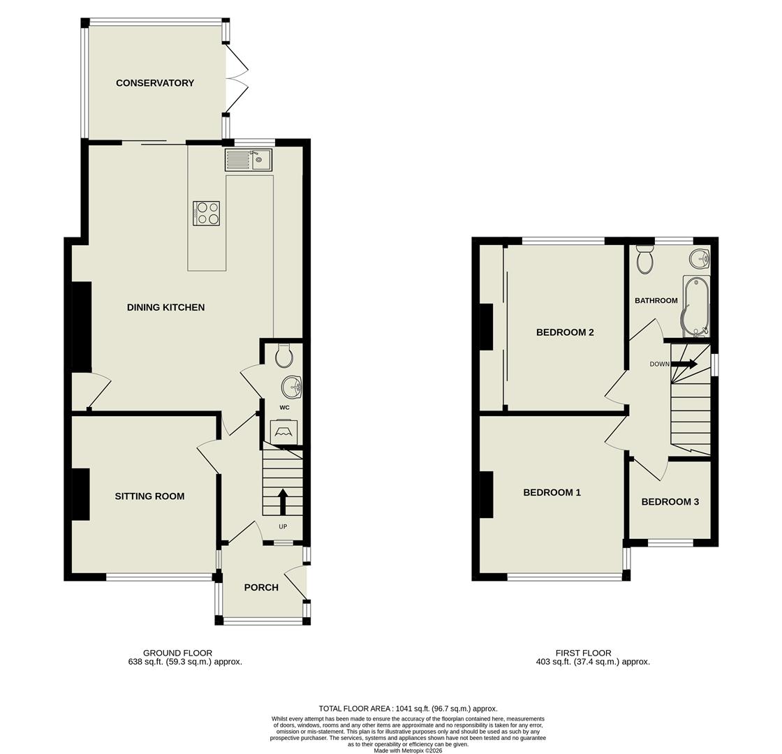 7, Grange Avenue, Menston floorplan